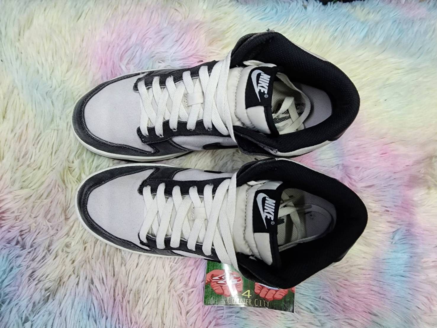 Nike Nike Dunk Mid Panda Sali Black Canvas Size US 9 / EU 42 - 2 Thumbnail