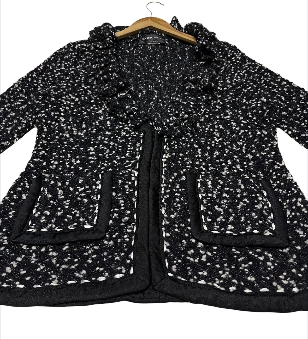 Japanese Brand Cardigan Sweater Societa ' Del Sile italy Size M / US 6-8 / IT 42-44 - 3 Thumbnail