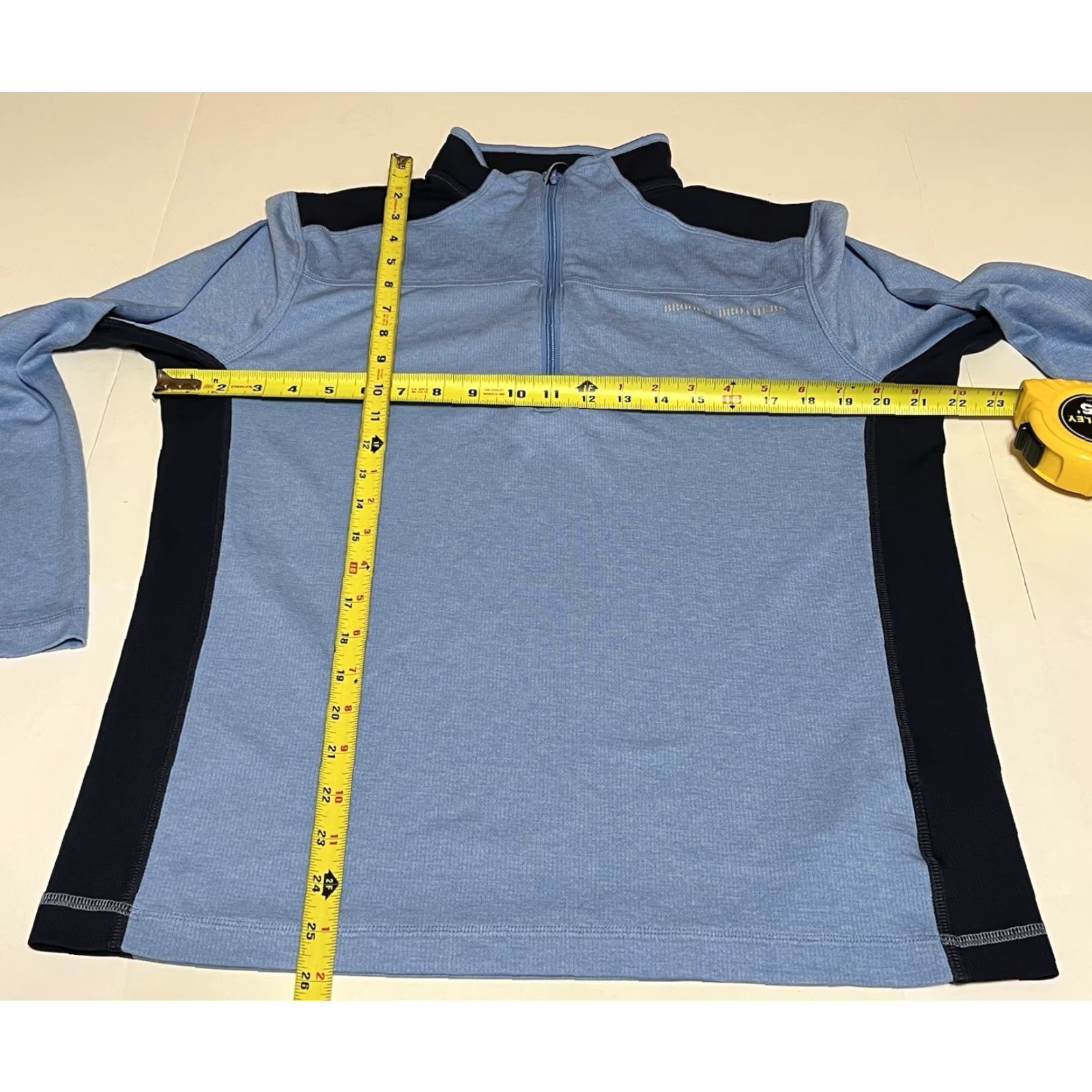 Brooks Brothers Brooks Brothers Windbreaker Pullover 1/4 Zip Mens M Blue Performance Golf Activewear Regular Size M Size US M / EU 48-50 / 2 - 4 Thumbnail