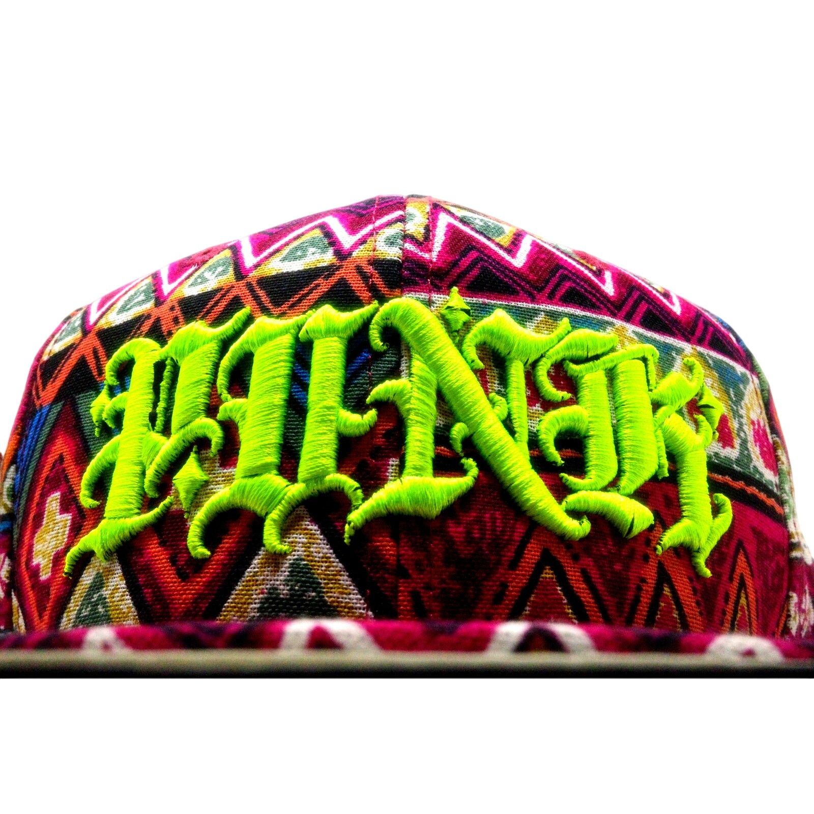 Other PUNK ® Azteca Chaotic Quilted Hat with Safety Pin Made USA Size ONE SIZE - 8 Thumbnail
