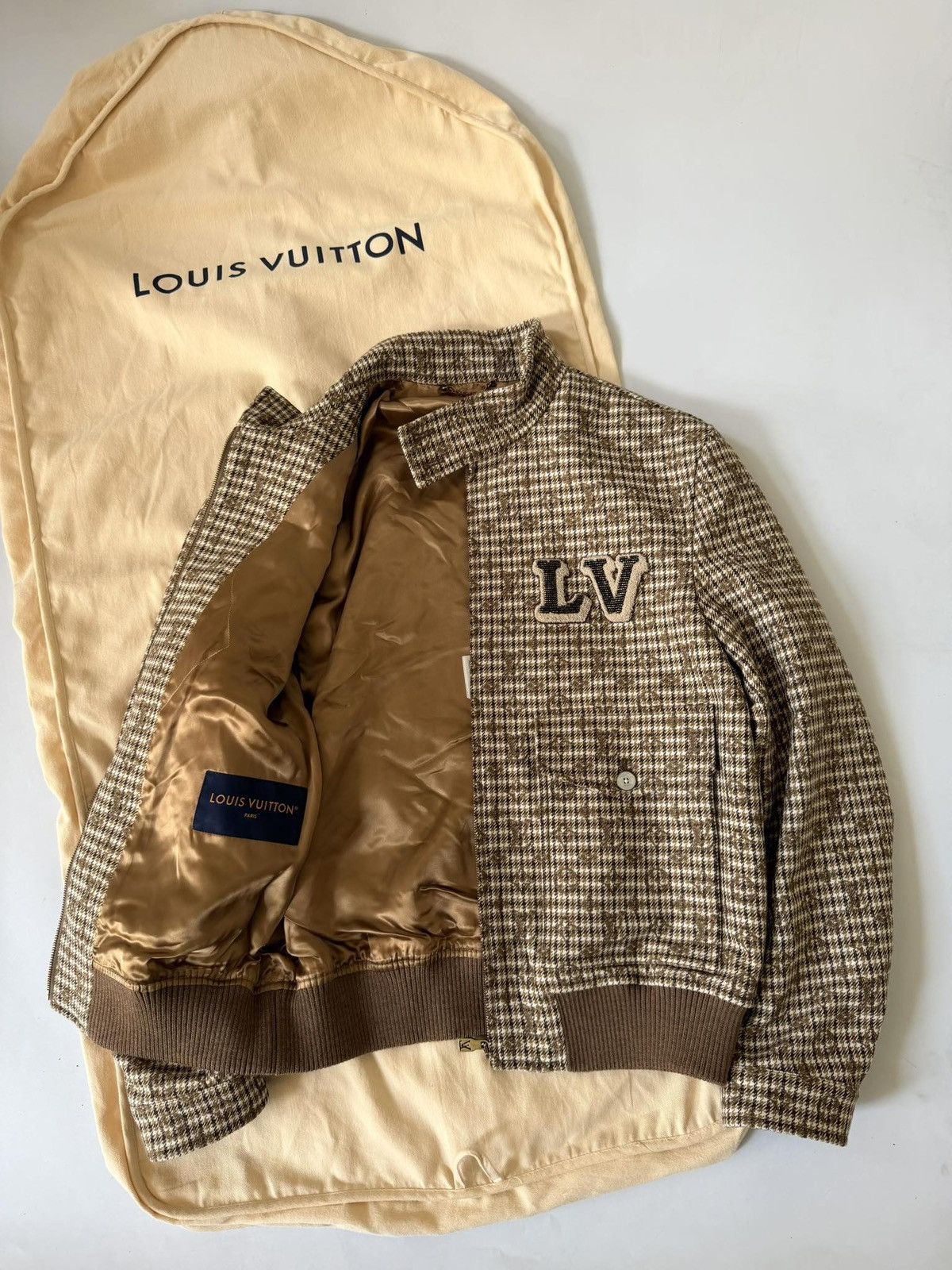 Louis Vuitton Louis Vuitton Monogram Wool Harrington Blouson Size US S / EU 44-46 / 1 - 5 Thumbnail