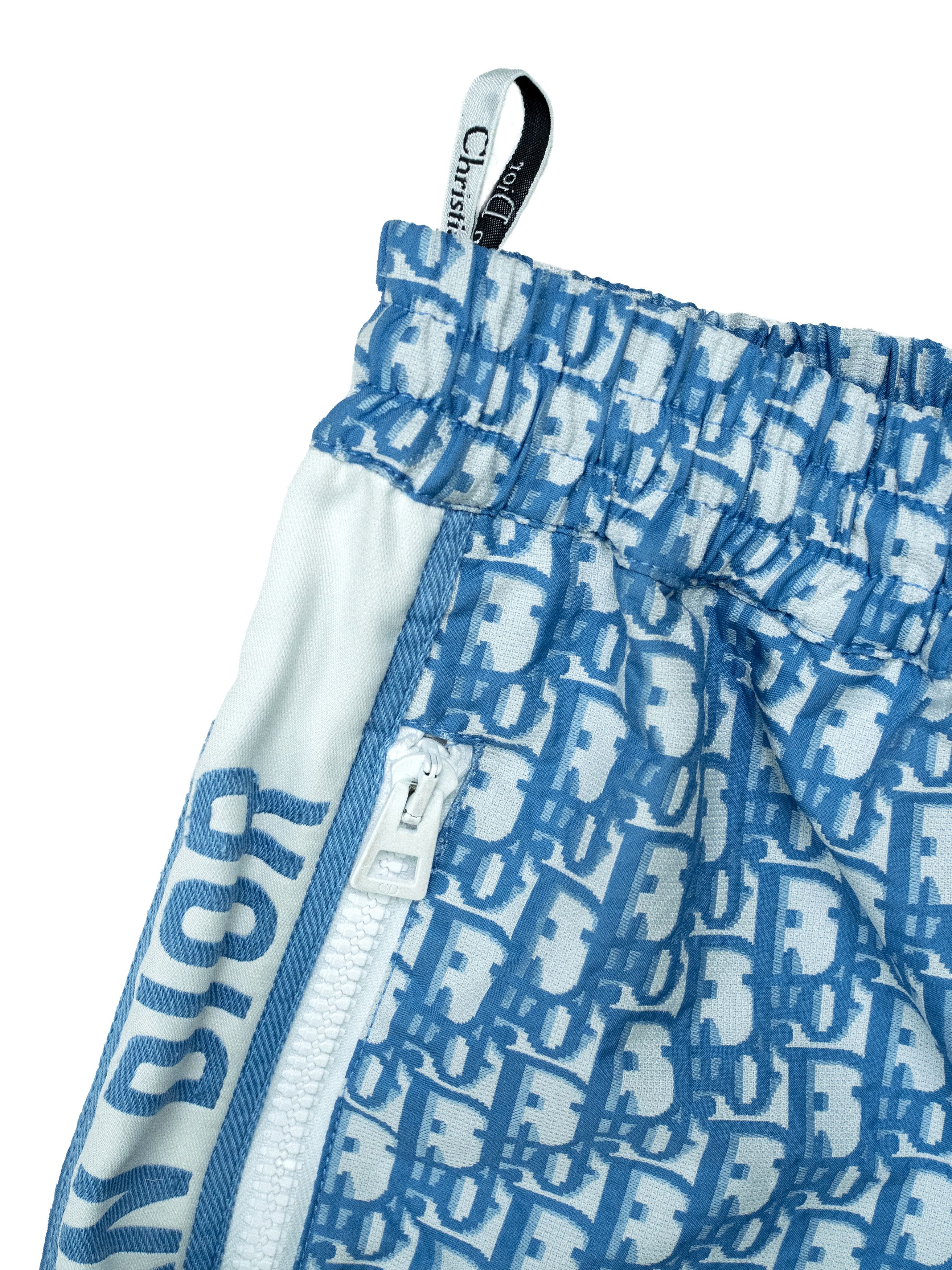 Dior Christian Dior Blue And White Oblique Short Skirt Size 24" / US 00 / IT 34 - 6 Thumbnail