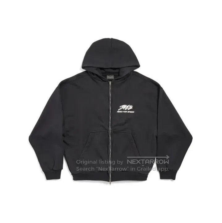 Balenciaga Balenciaga Need for Speed Logo Zip Hoodie. Size US M / EU 48-50 / 2 - 1 Thumbnail
