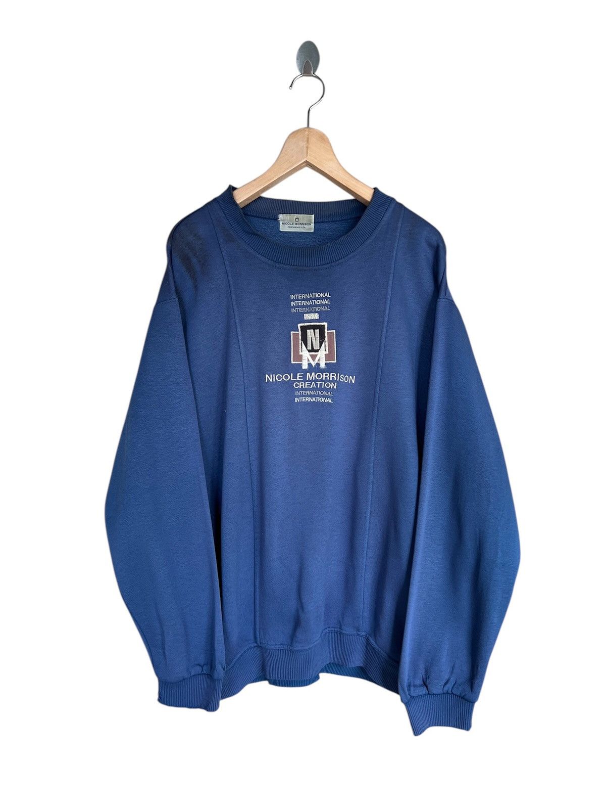 Designer Vintage Nicole Morrison Sweatshirt Size US XL / EU 56 / 4 - 1 Thumbnail