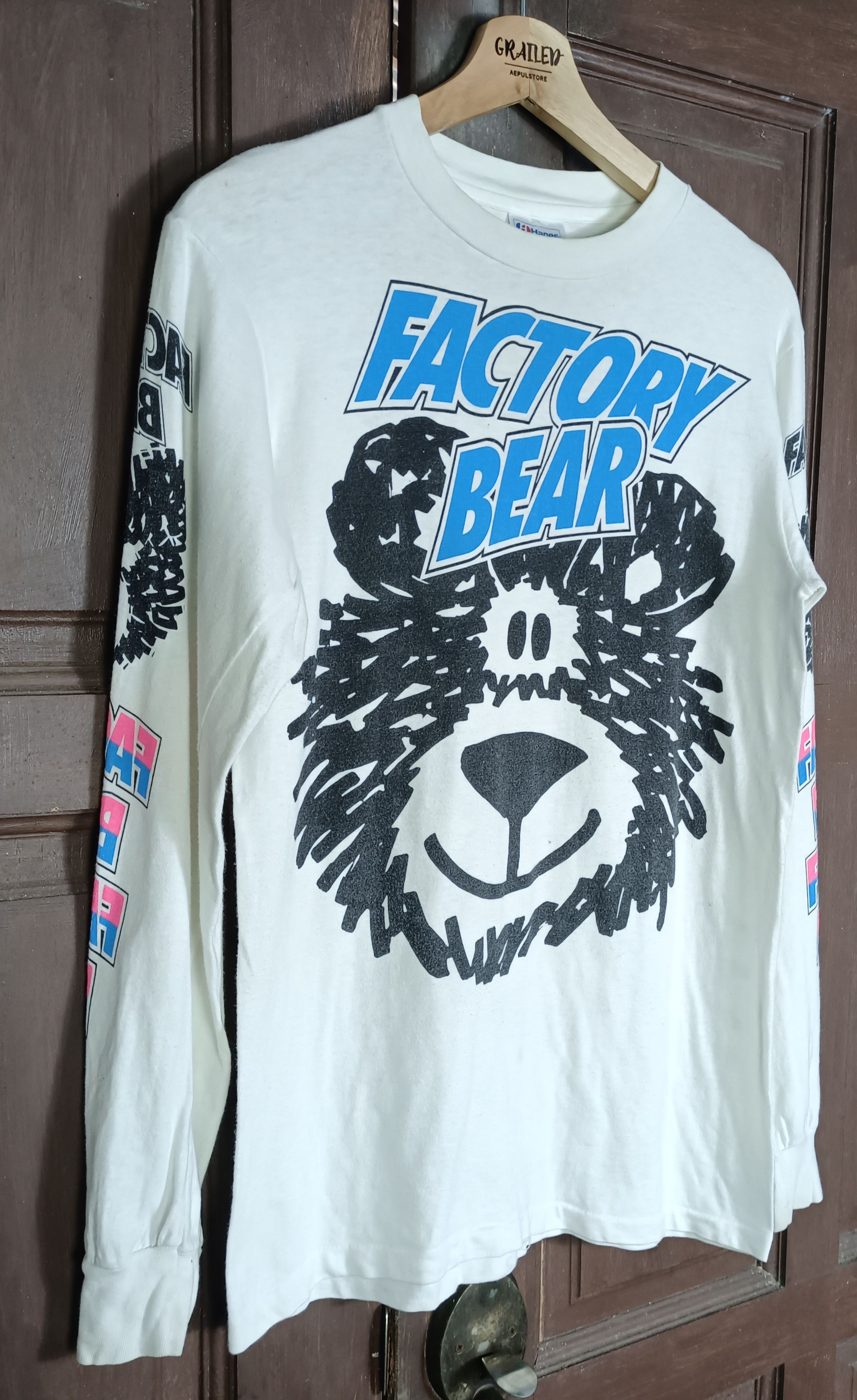 Vintage Vintage 80s RARE💥 Factory Bear SKATEBOARD BMX Size US S / EU 44-46 / 1 - 5 Thumbnail