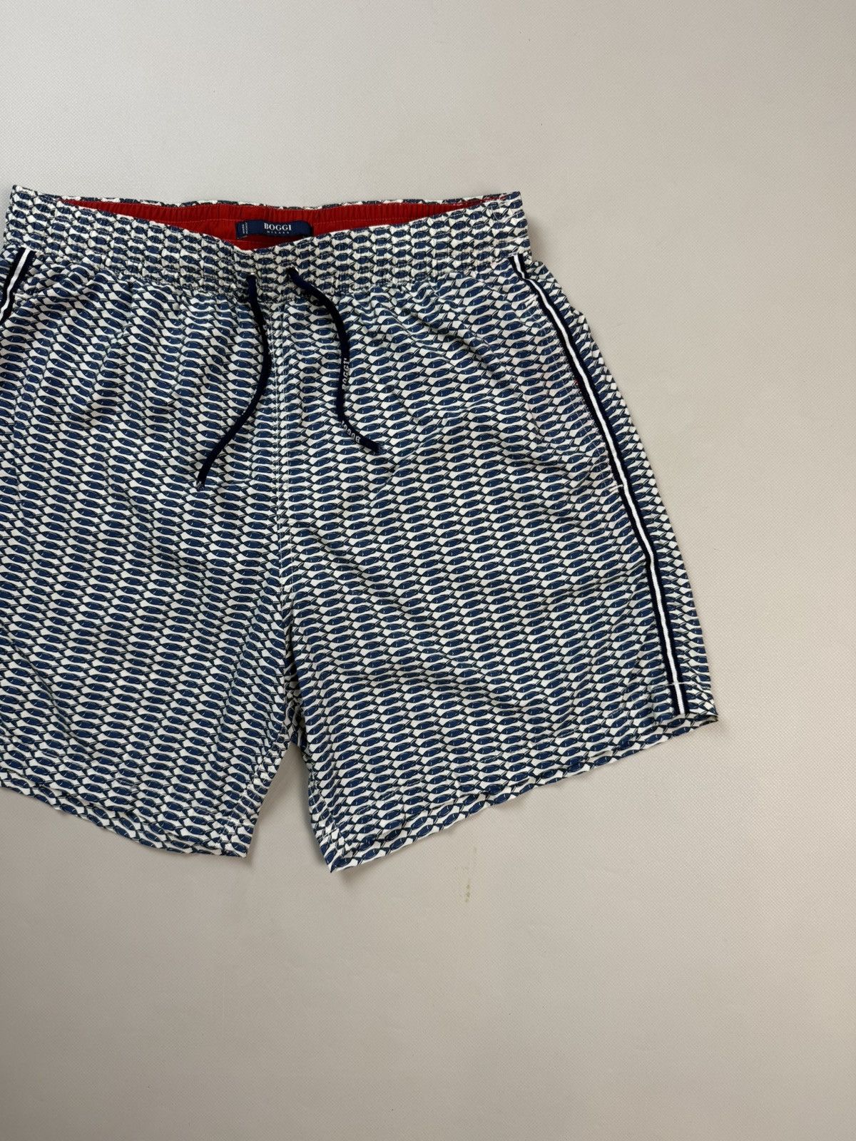 Boggi Boggi Milano Men’s Swimming Beach Fish Logo Shorts Size M Size US 32 / EU 48 - 3 Thumbnail