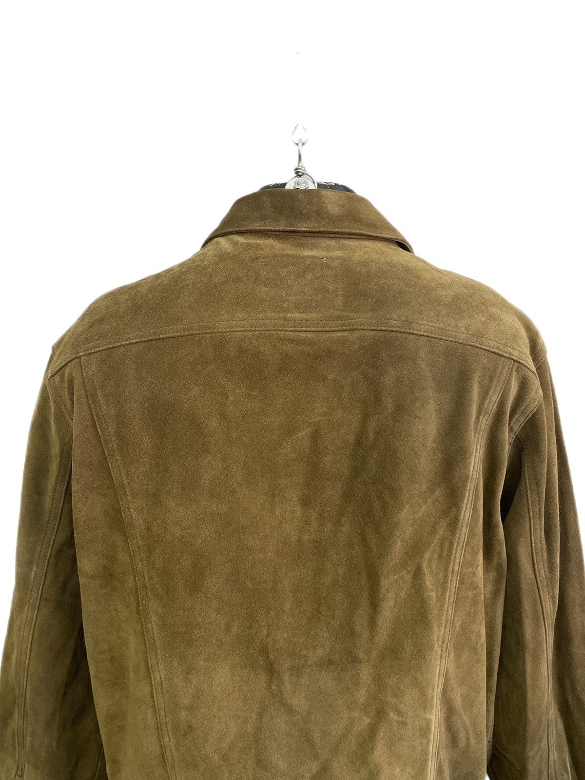 Gap Gap brown suede leather jacket vintage classic trucker Size US M / EU 48-50 / 2 - 7 Thumbnail