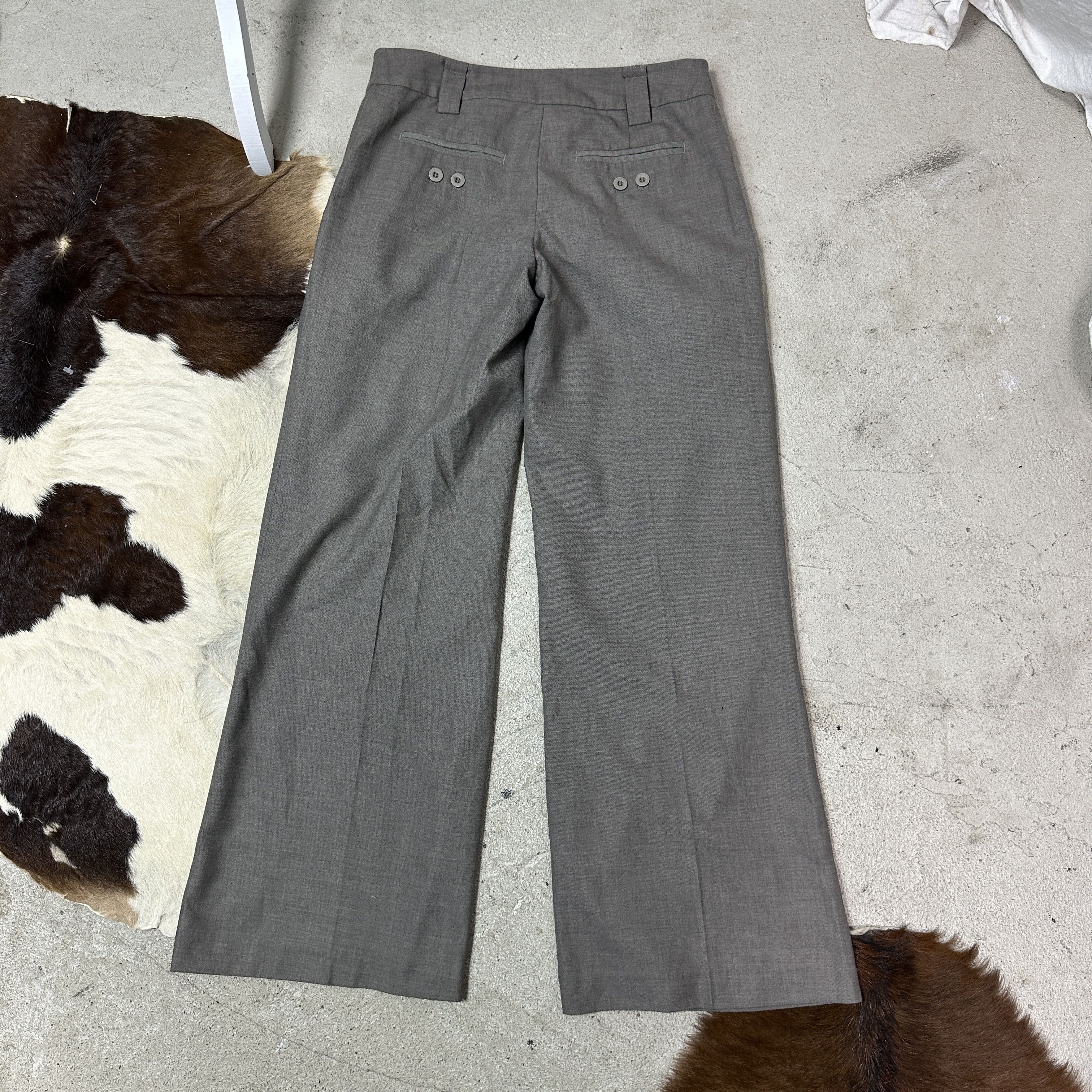 Vintage Vintage Avant Garde Elegant Wide Leg Morgan Pants Y2K Size 26" / US 2 / IT 38 - 4 Thumbnail