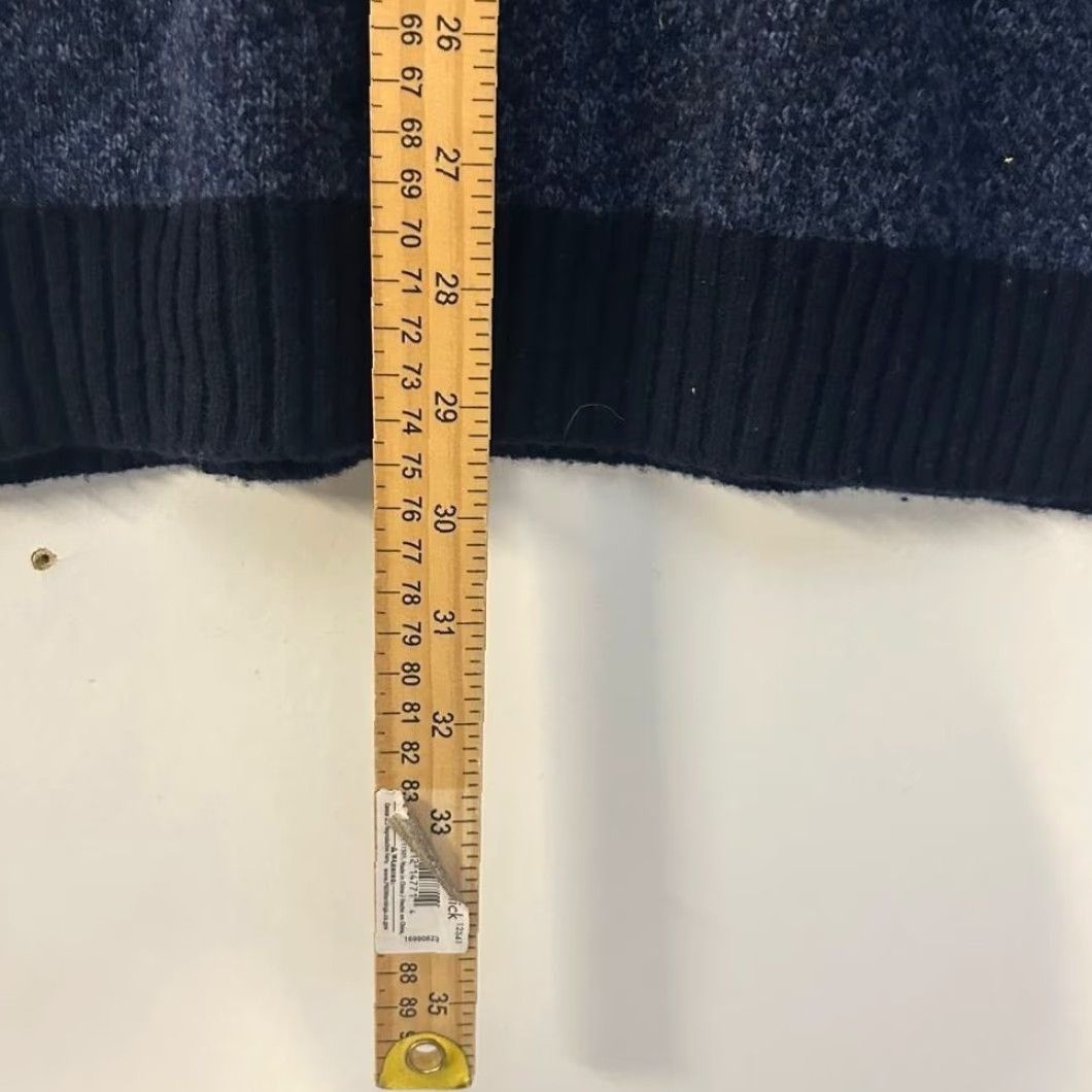 Vintage VINTAGE Authentic Structure 100% Lambswool V-Neck Blue Pullover Sweater Mens XL Size US XL / EU 56 / 4 - 4 Thumbnail