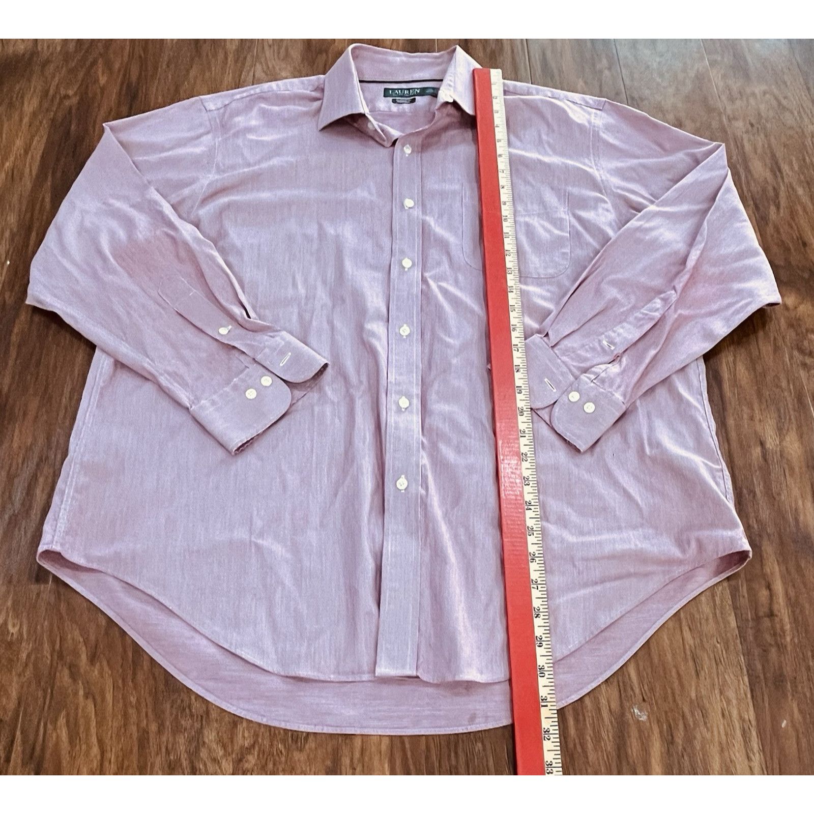 Lauren Ralph Lauren Lauren Ralph Lauren Top MENS Large Pink Button Up Size US L / EU 52-54 / 3 - 2 Thumbnail