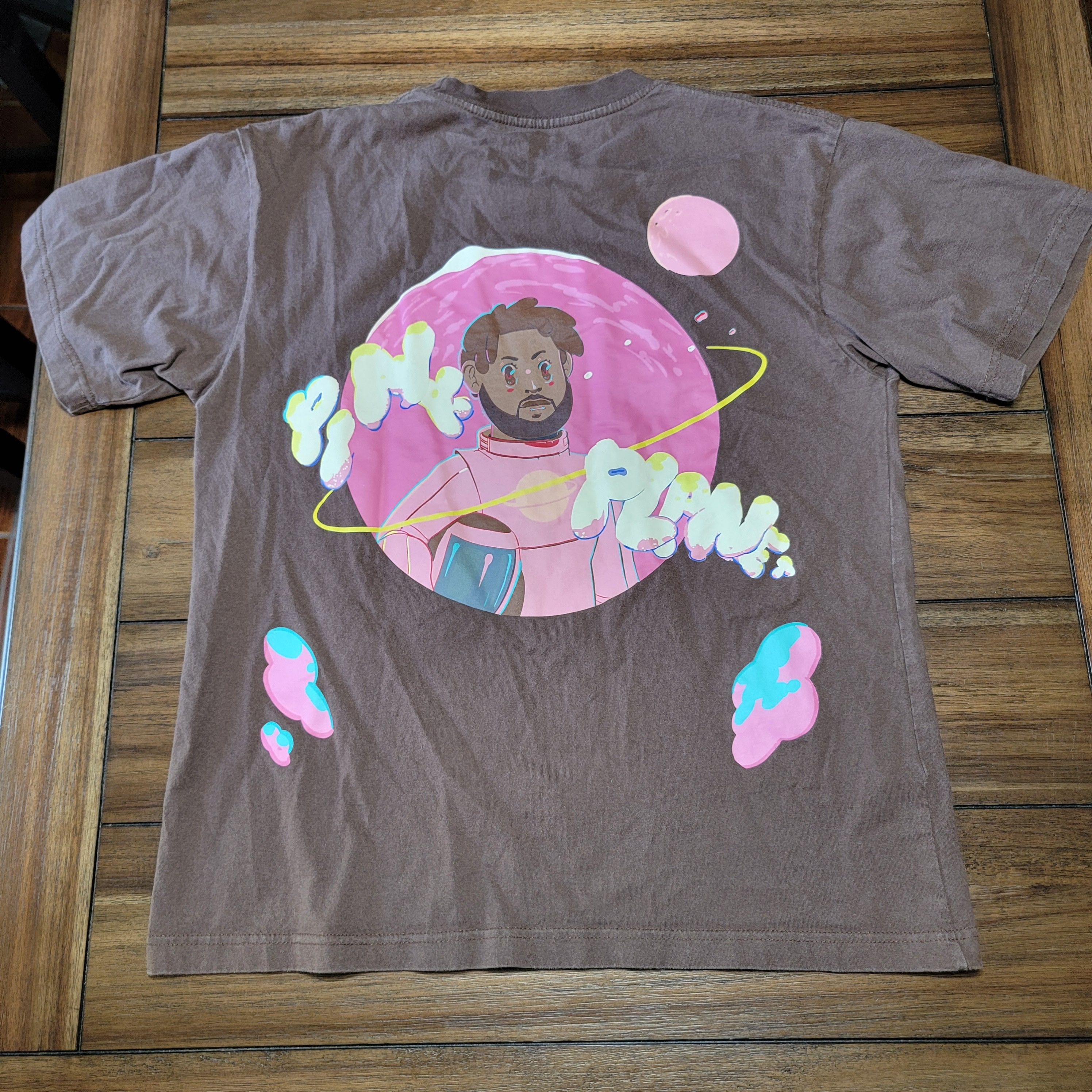 Other Pink Sweats SS Unisex Tee Heavy Cotton "Pink Planet" -Medium Size US M / EU 48-50 / 2 - 3 Thumbnail