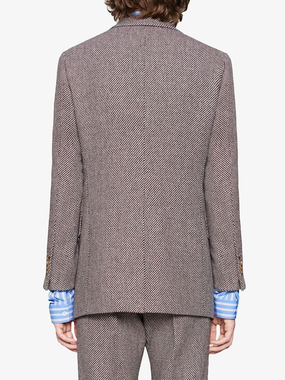 Gucci 🔥LIMITED🔥 x NY Yankees Embroidered Wool Tweed Blazer Jacket Size 46R - 3 Thumbnail