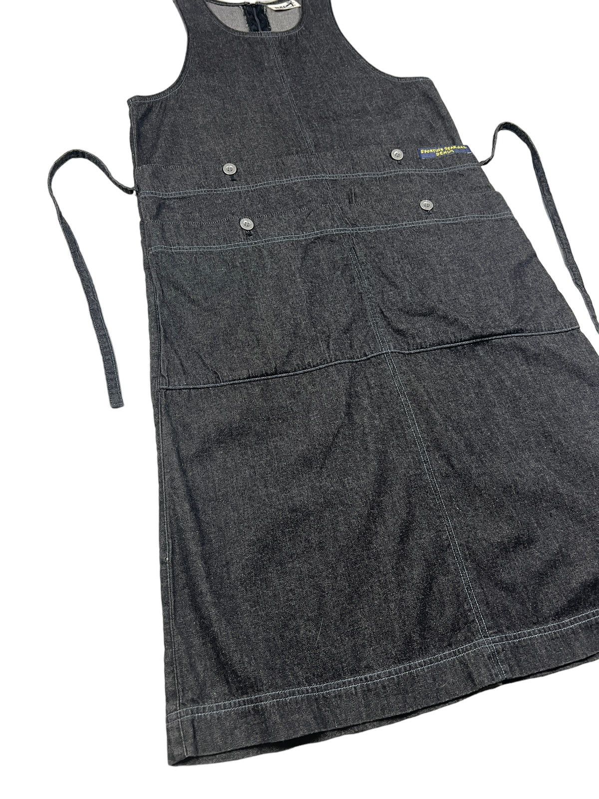 Hai Sporting Gear Vintage Hai Sporting Gear Denim Midi Dress Size M / US 6-8 / IT 42-44 - 6 Thumbnail