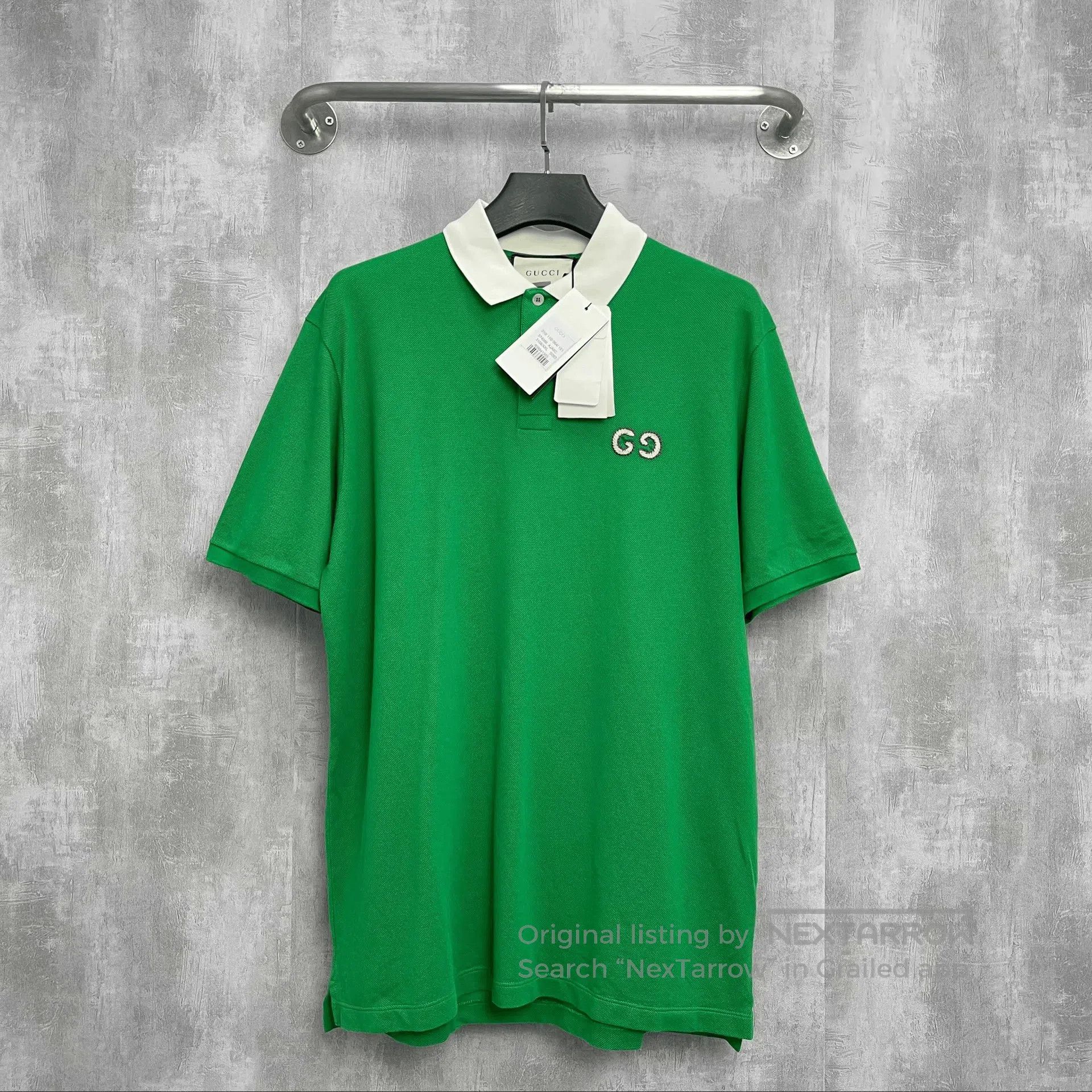 Gucci Gucci Double G Logo Polo T. Size US XXL / EU 58 / 5 - 1 Thumbnail