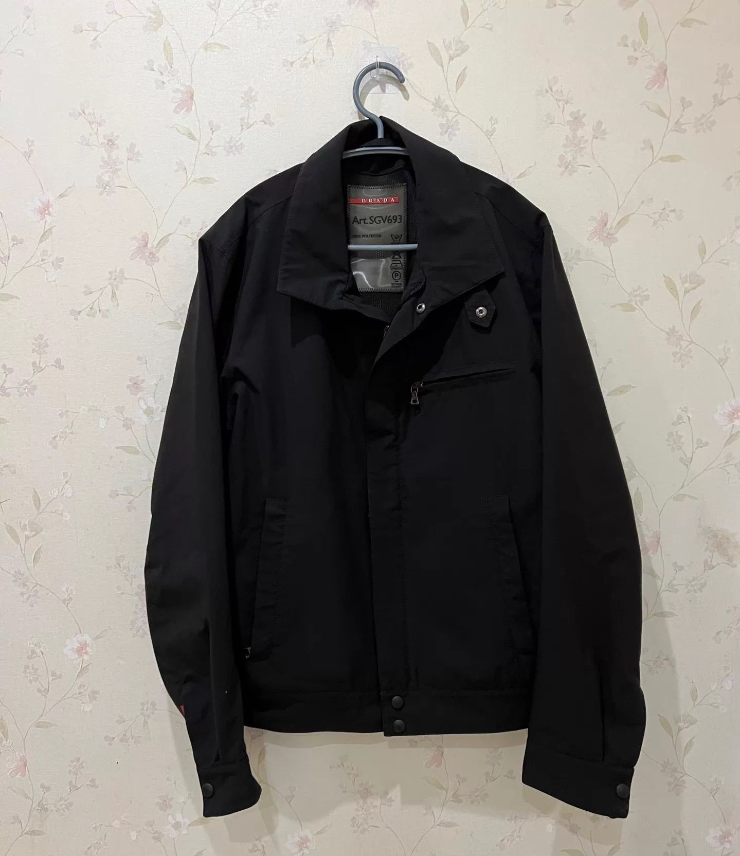 Prada Prada Men's Windstopper Black Jacket 46 99new Size US S / EU 44-46 / 1 - 1 Thumbnail