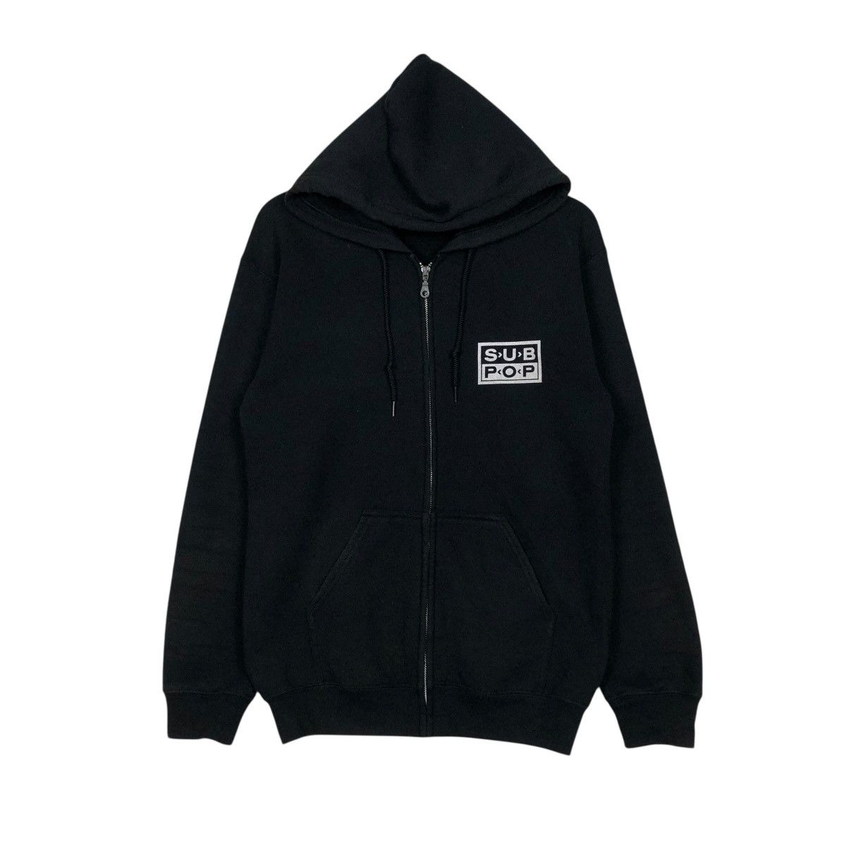 Band Tees 🔥VINTAGE ZIPPER HOODIE SUB POP BIG LOGO SPELL OUT Size US S / EU 44-46 / 1 - 3 Thumbnail