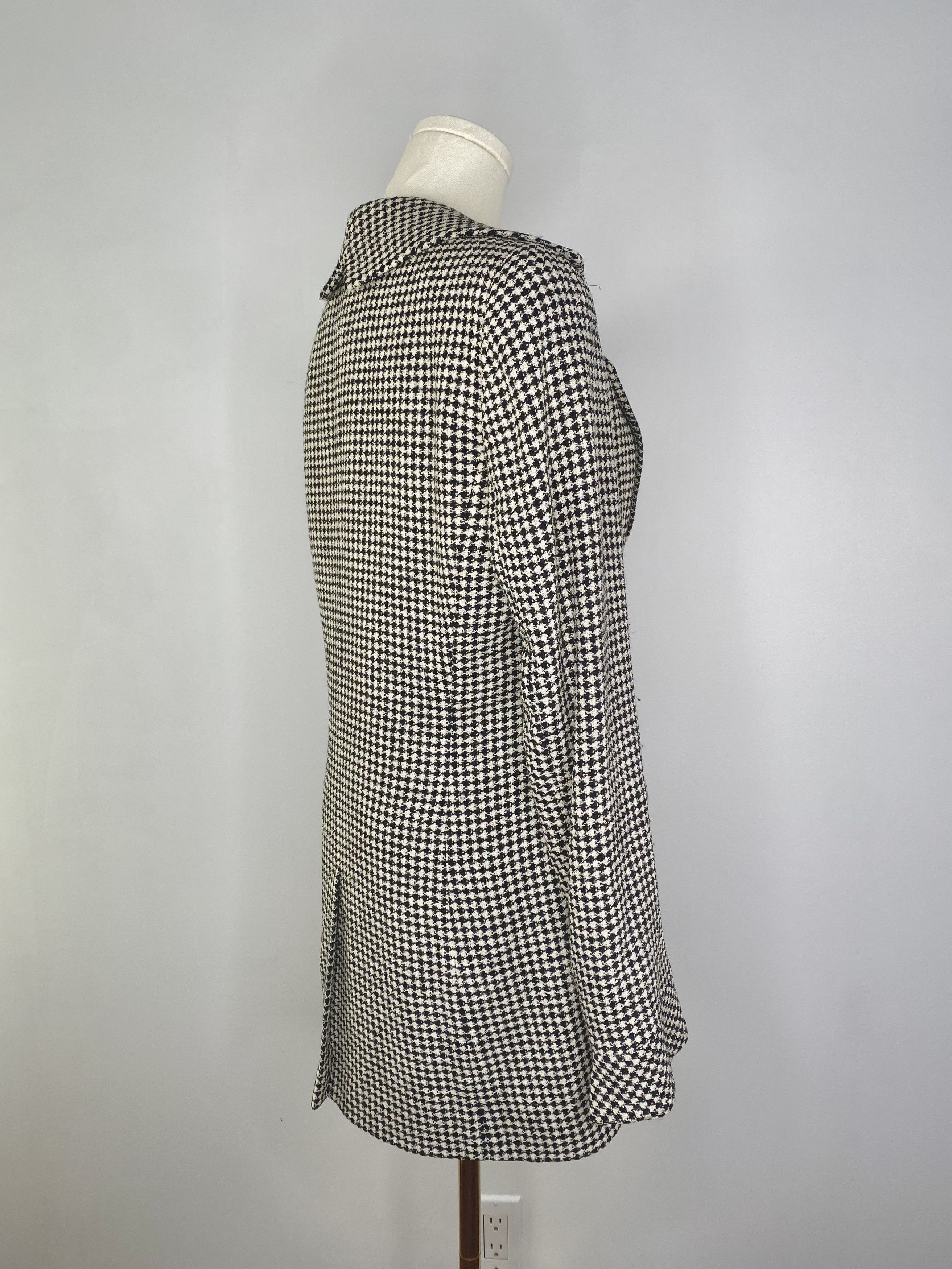 Louis Feraud Louis Feraud - Designer Houndstooth Blazer Size M / US 6-8 / IT 42-44 - 6 Thumbnail