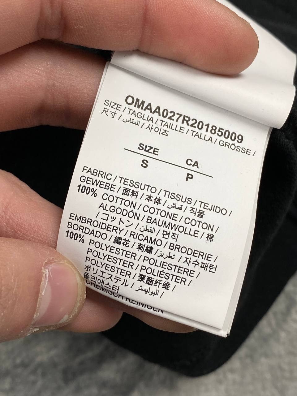 Off-White Off White Operating Srl T Shirt Big Logo Men Size S Black Size US S / EU 44-46 / 1 - 12 Thumbnail