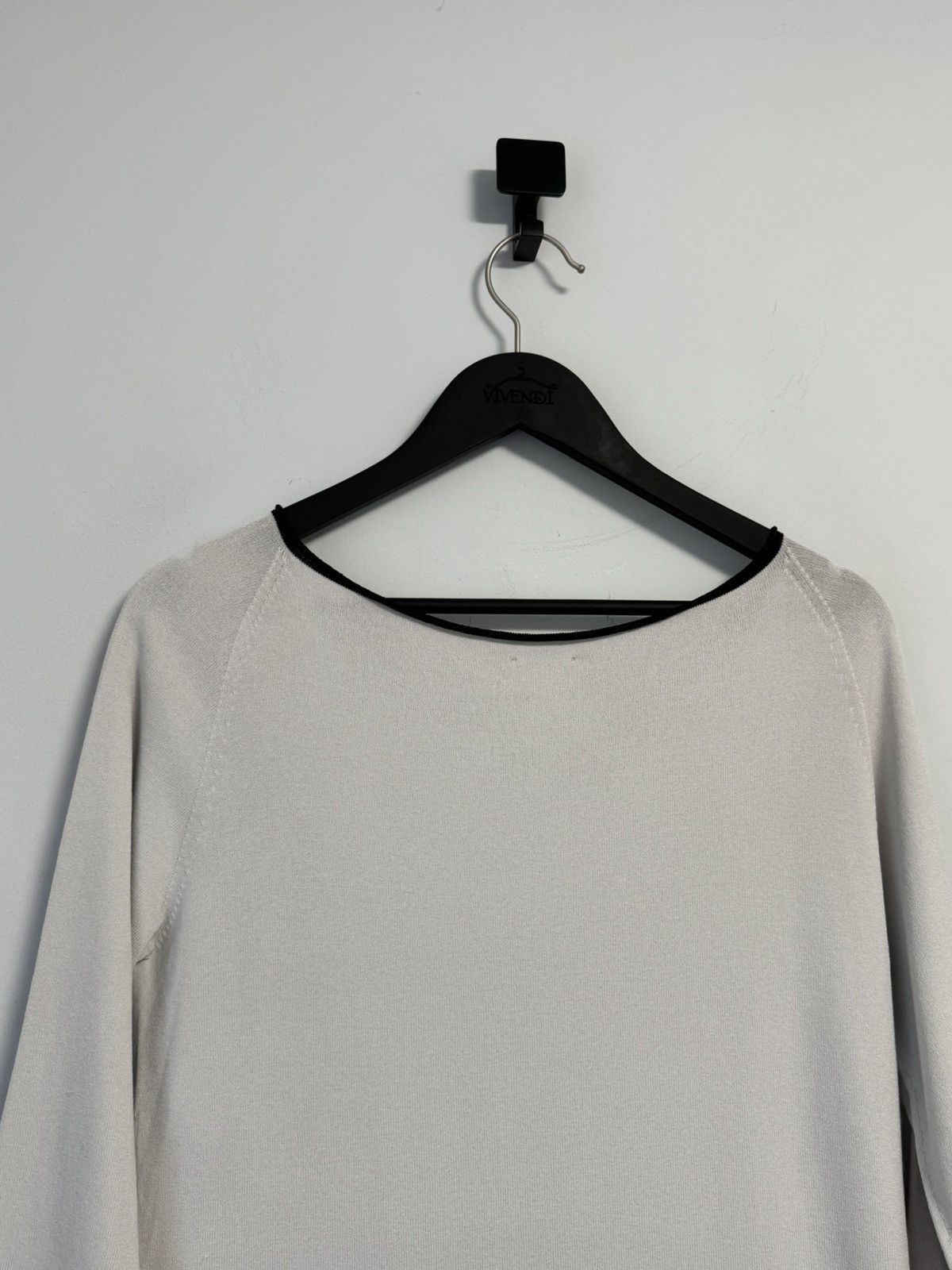 Annette Gortz Annette Gortz White Mesh Pullover Women's Sweater Size L / US 10 / IT 46 - 10 Thumbnail