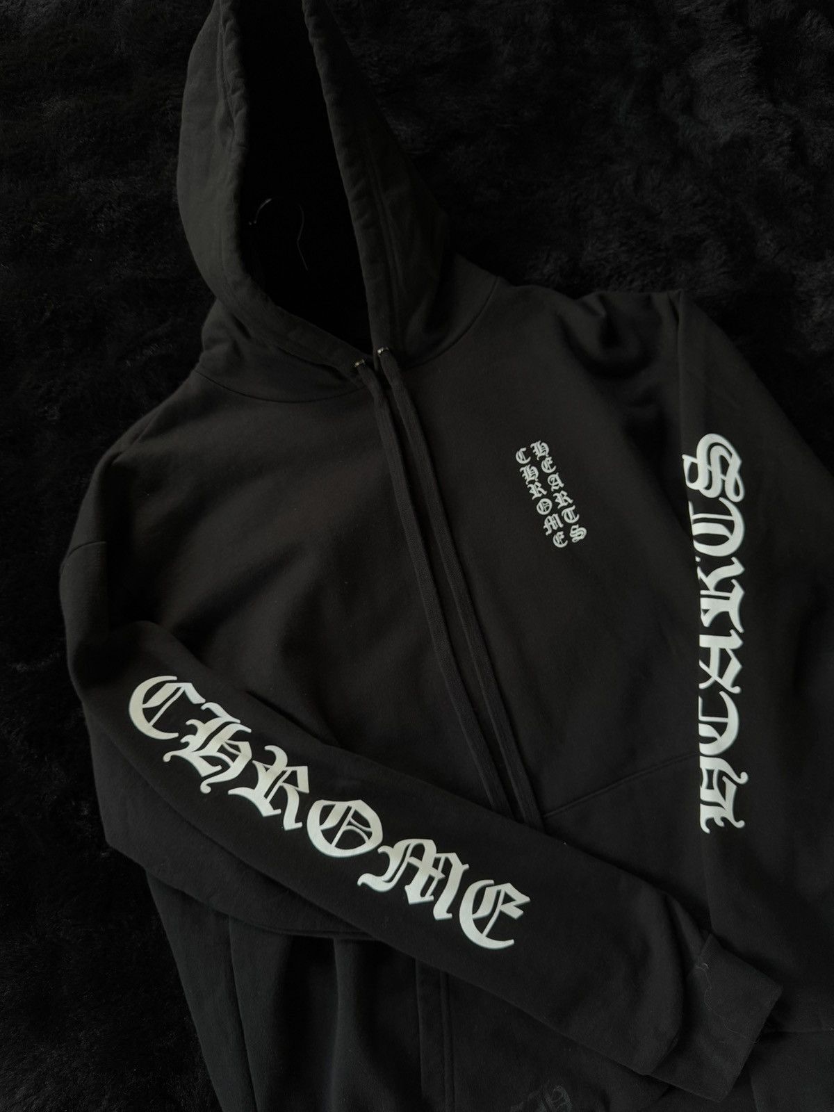 Chrome Hearts Chrome Hearts Scroll Logo Hoodie Size US XL / EU 56 / 4 - 1 Thumbnail