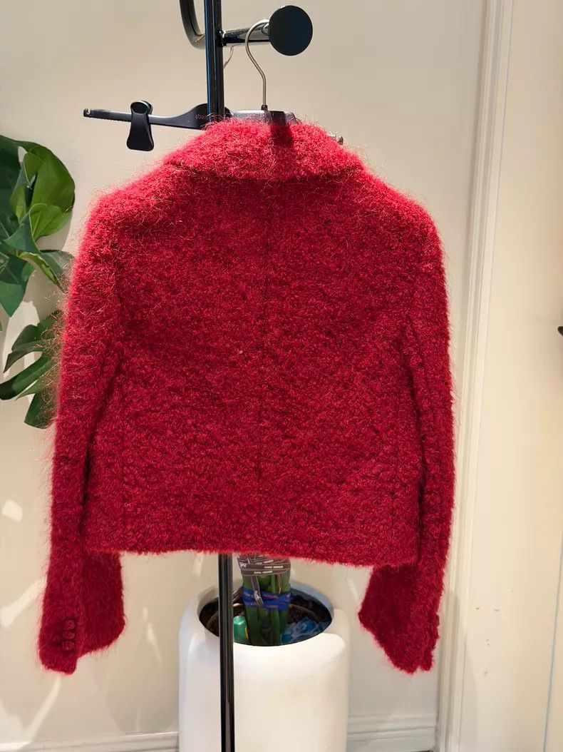 Valentino Valentino Red cropped coat Size S / US 4 / IT 40 - 5 Thumbnail