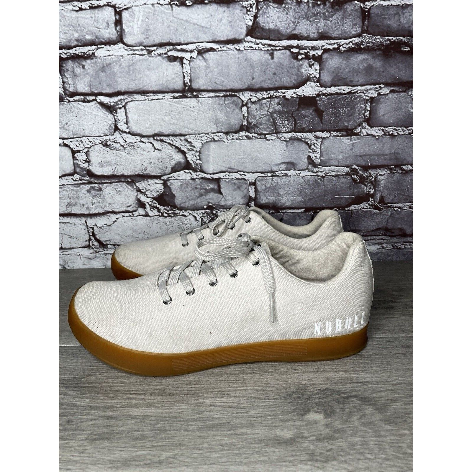 Other NoBull Ivory Canvas Trainer Training Lace Up Shoes Sneakers Size US 11 / EU 44 - 19 Thumbnail