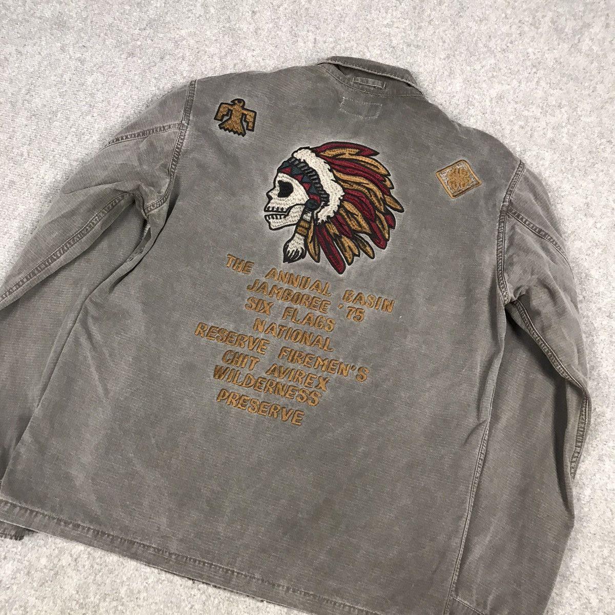Avirex × Japanese Brand AVIREX WILDERNESS PRESERVE BUTTON UP JACKET Size US M / EU 48-50 / 2 - 8 Thumbnail