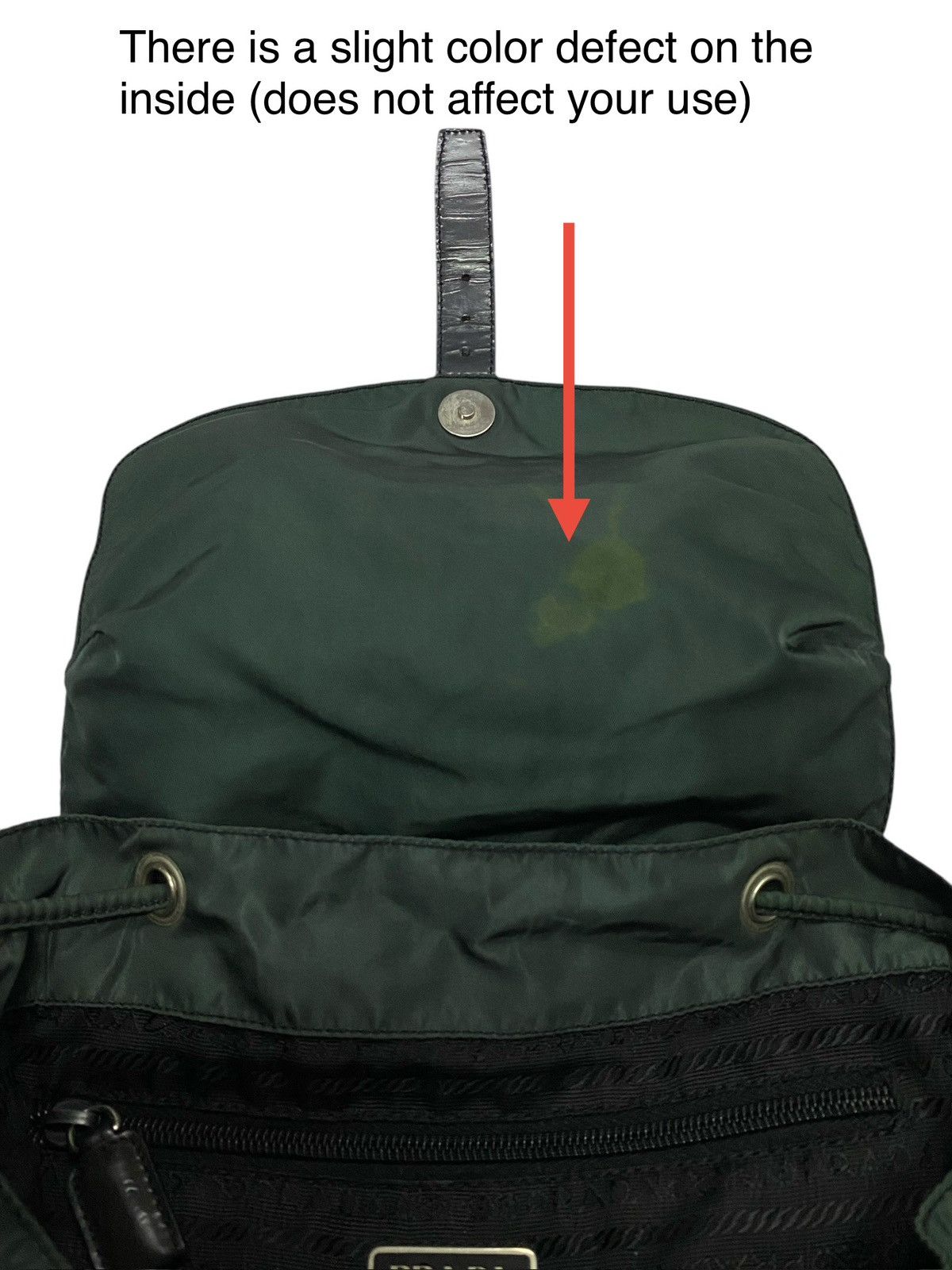 Prada Vintage Prada Tessuto Green Nylon Mini Backpack Size ONE SIZE - 17 Thumbnail