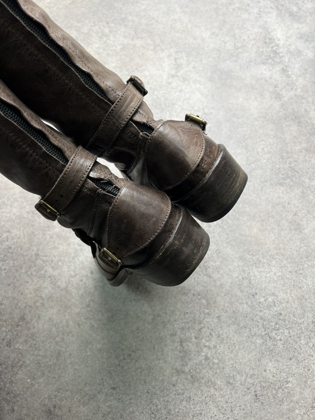 Belstaff Belstaff vintage biker high knee belted boots Size US 8 / IT 38 - 9 Thumbnail
