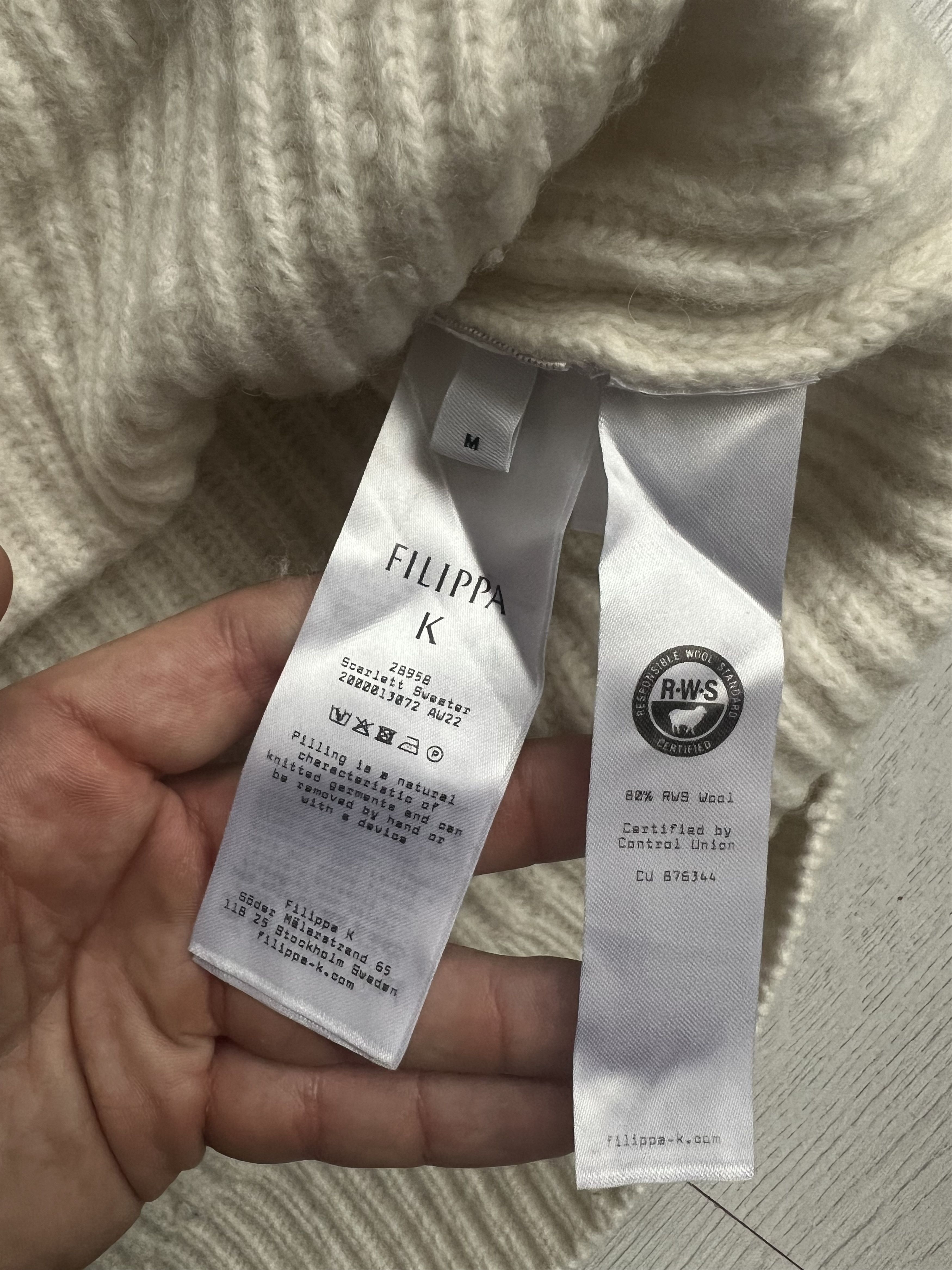 Filippa K Filippa K Scarlett Sweater Beige Women’s Size M / US 6-8 / IT 42-44 - 4 Thumbnail
