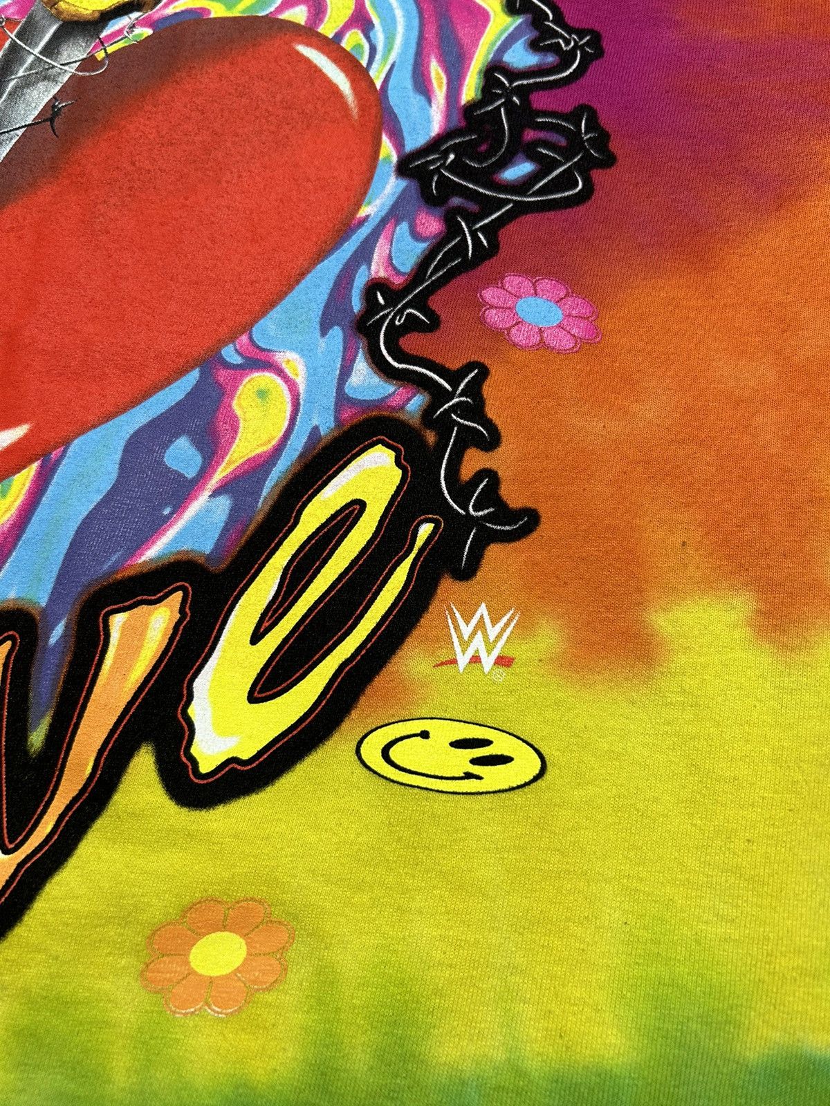 WWE Rare WWE “Dude Love” Tie Dye Style T-Shirt Size US L / EU 52-54 / 3 - 6 Thumbnail