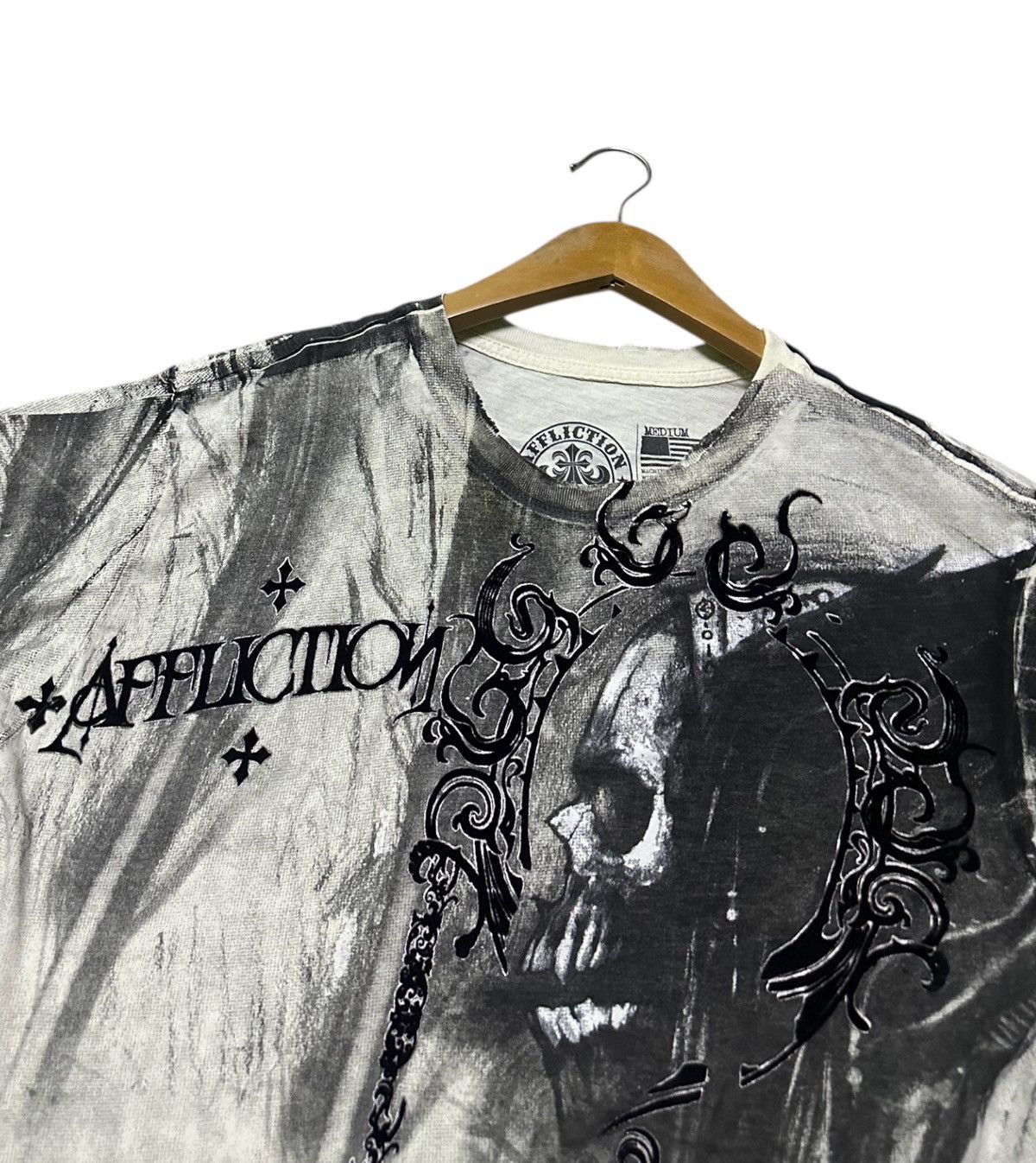 Affliction Vintage Affliction skull tshirt Size US M / EU 48-50 / 2 - 3 Thumbnail
