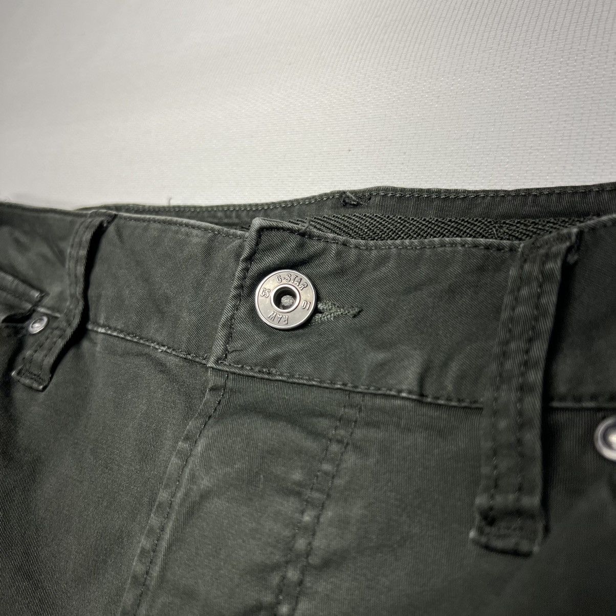 G-Star G Star Raw Pants Green Cargo Air Defence 5620 3D Skinny Size US 31 - 7 Thumbnail