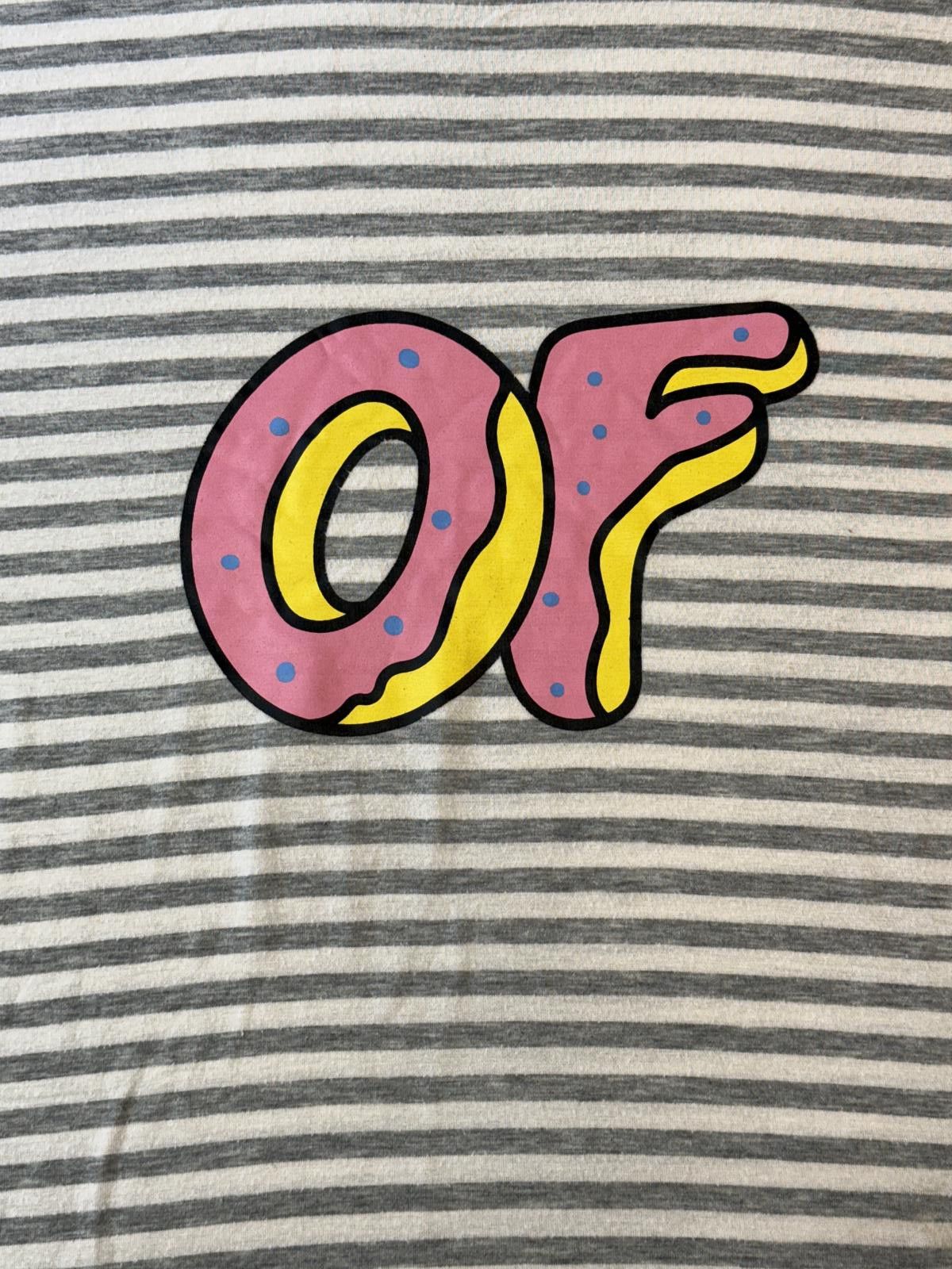 Designer OFWGKTA Striped T-shirt Odd Future Logo Donuts Striped Tee Size US M / EU 48-50 / 2 - 3 Thumbnail