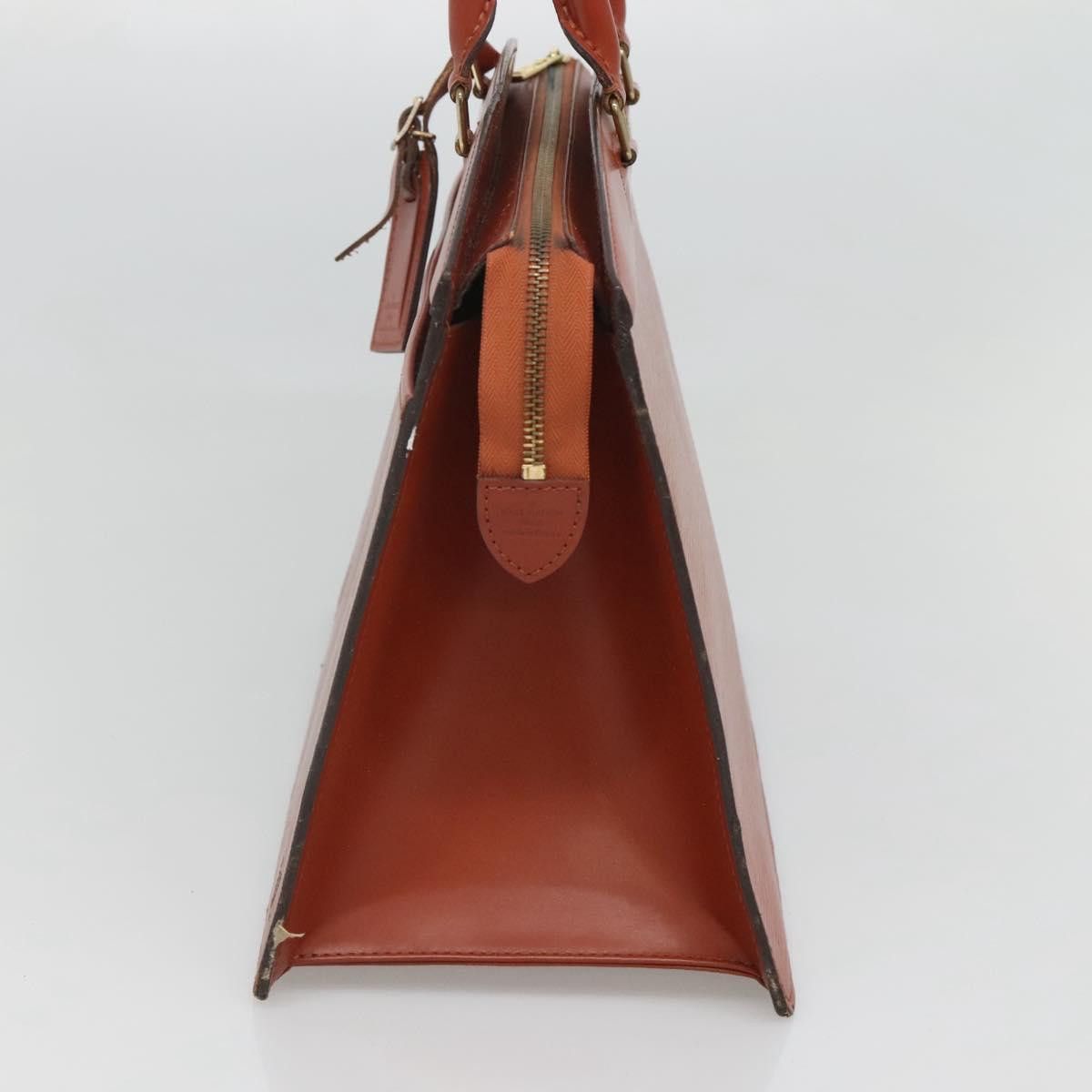 Louis Vuitton LOUIS VUITTON Epi Riviera Hand Bag Brown M48183 Size ONE SIZE - 5 Thumbnail