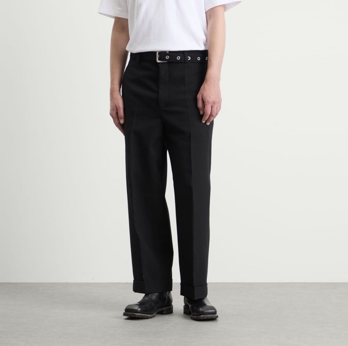 Jil Sander Jil Sander belted cropped trousers 46 Size US 30 / EU 46 - 3 Thumbnail