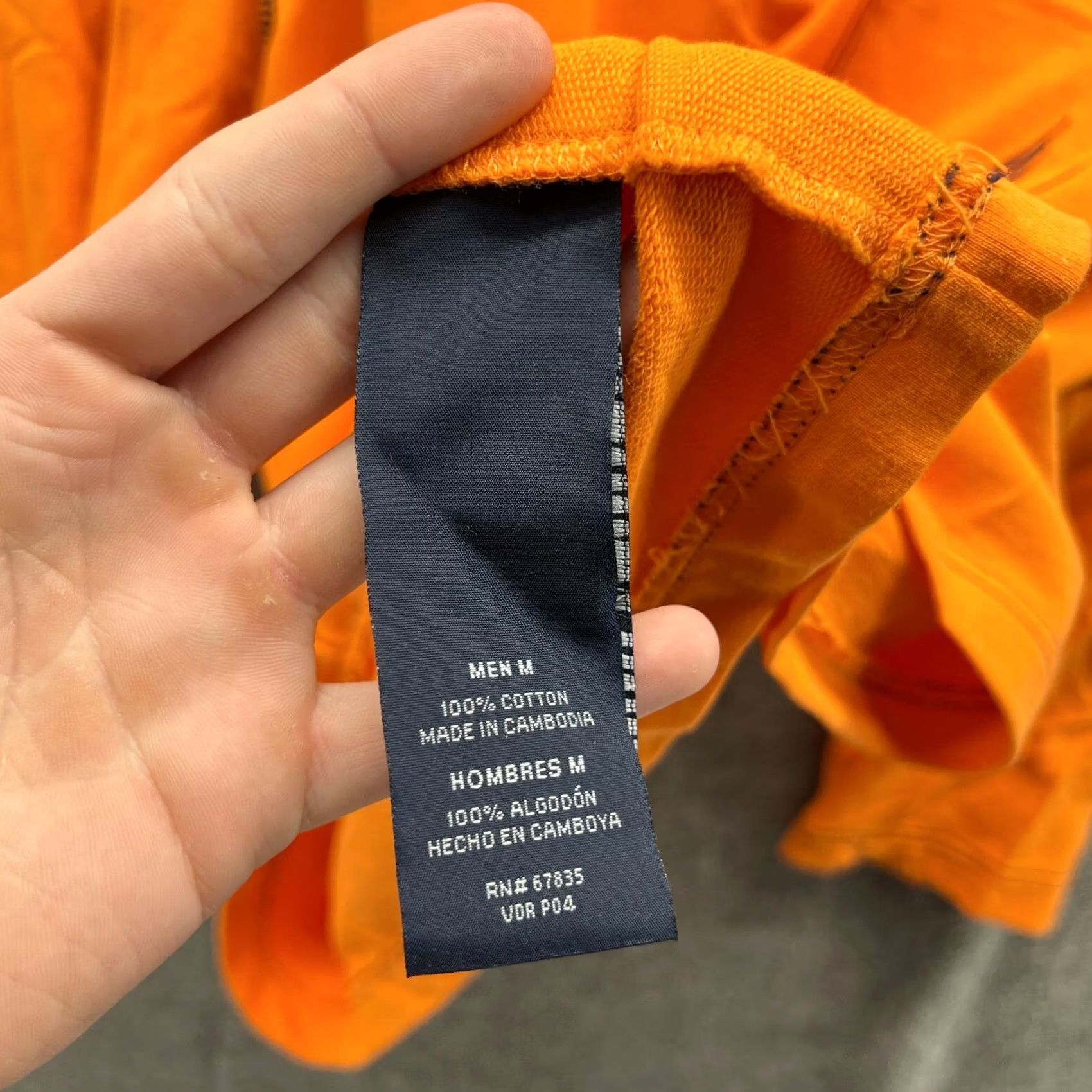 Nautica VINTAGE Nautica Sweater Mens Medium Adult Orange Fleece Half Zip Pullover Pocket Logo Reversible Size US M / EU 48-50 / 2 - 7 Thumbnail