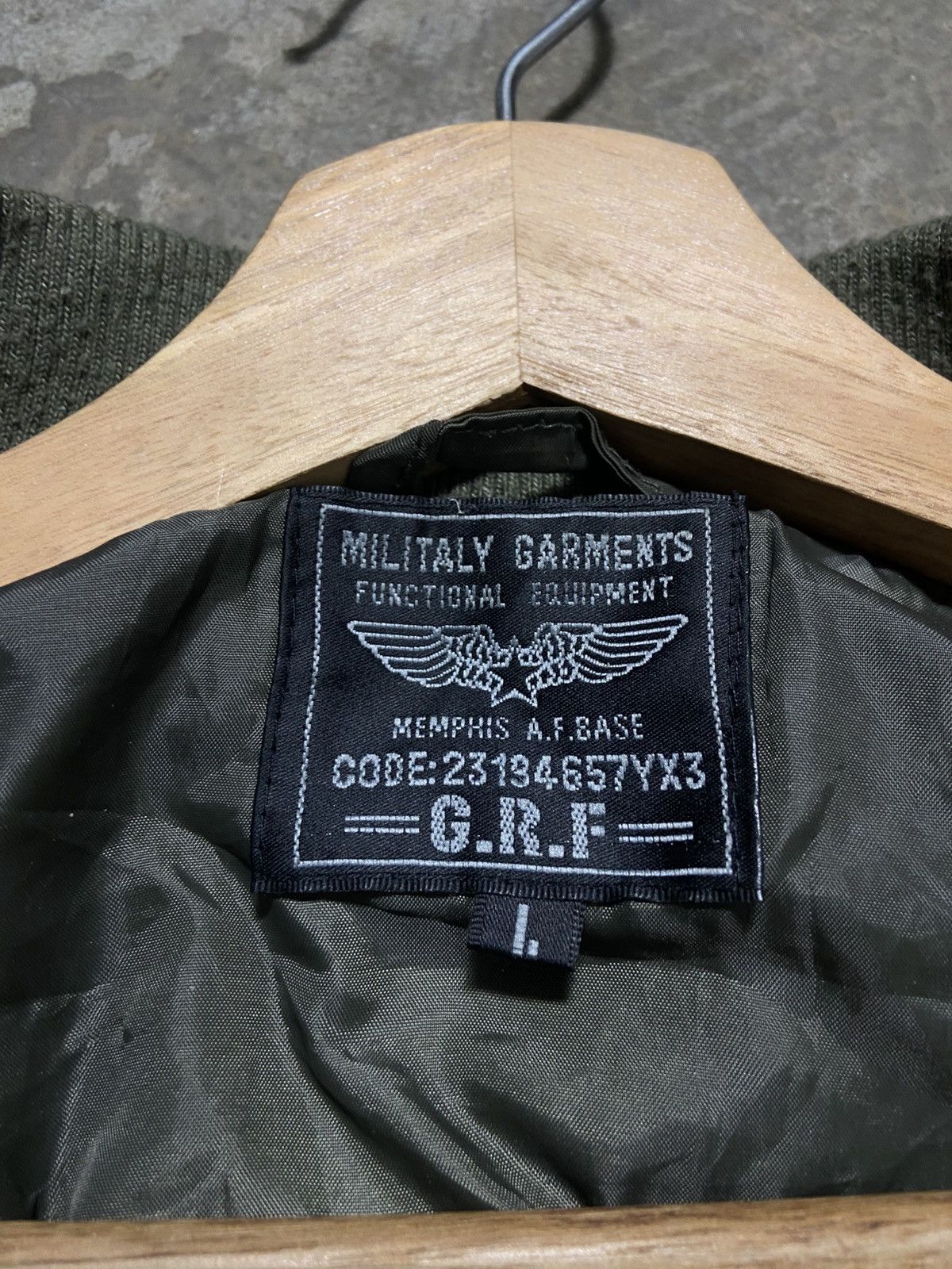 Alpha Industries G.R.F Military Garment Bomber Jacket Size US L / EU 52-54 / 3 - 15 Thumbnail