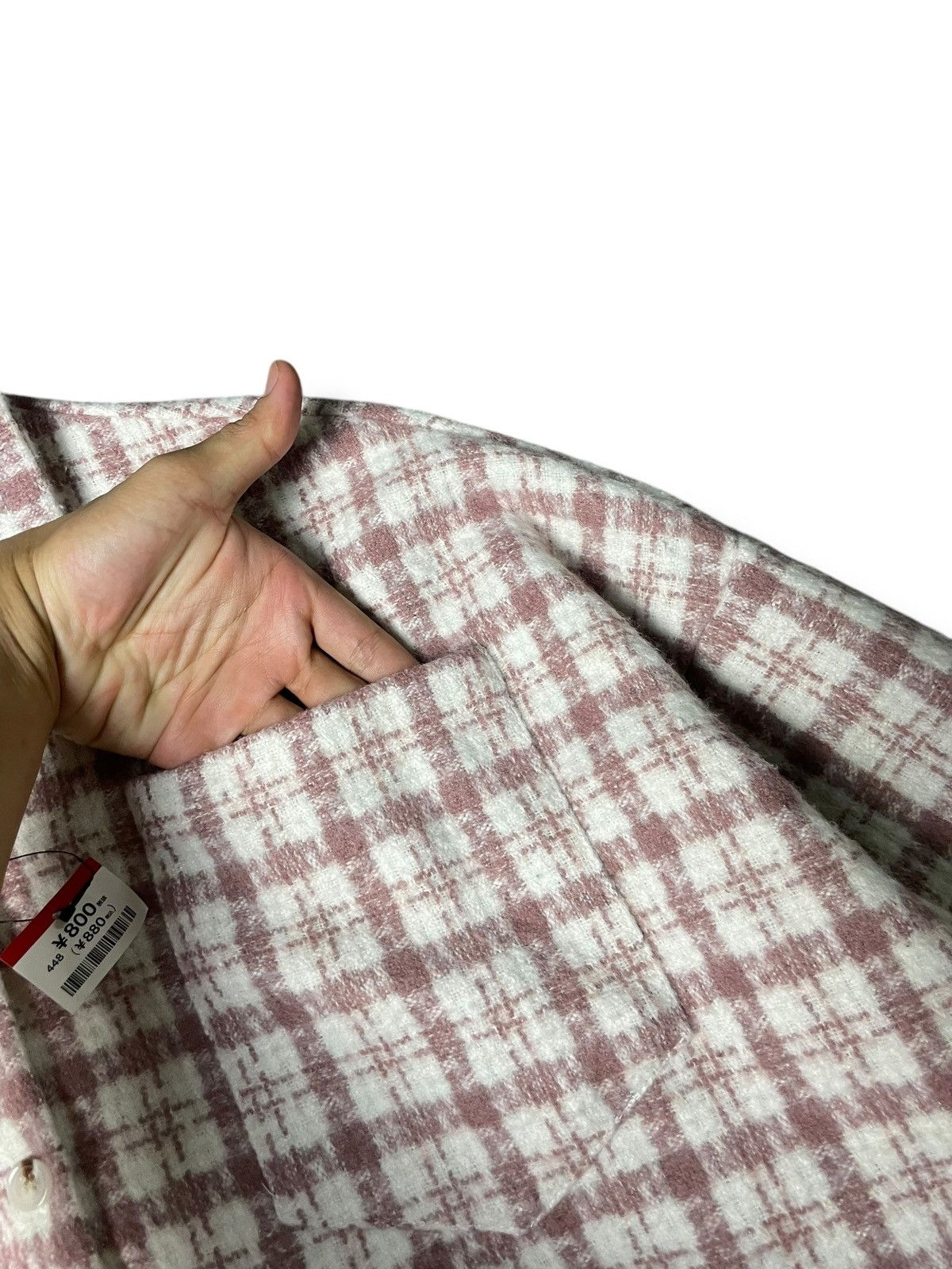 Japanese Brand × Vintage GRL Japanese Brand Plaid Wool Button Up Shirt (84) Size US L / EU 52-54 / 3 - 5 Thumbnail
