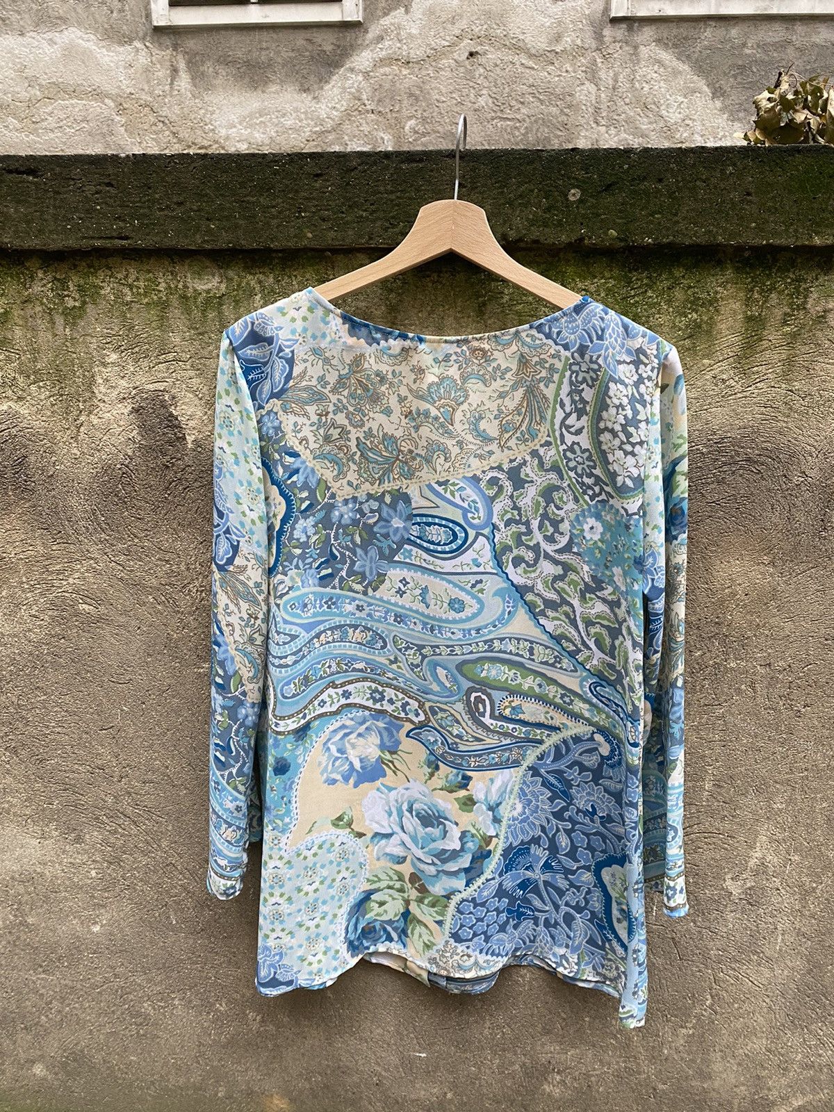 Vintage 90s Kenzo Jungle Overprinted Blouse