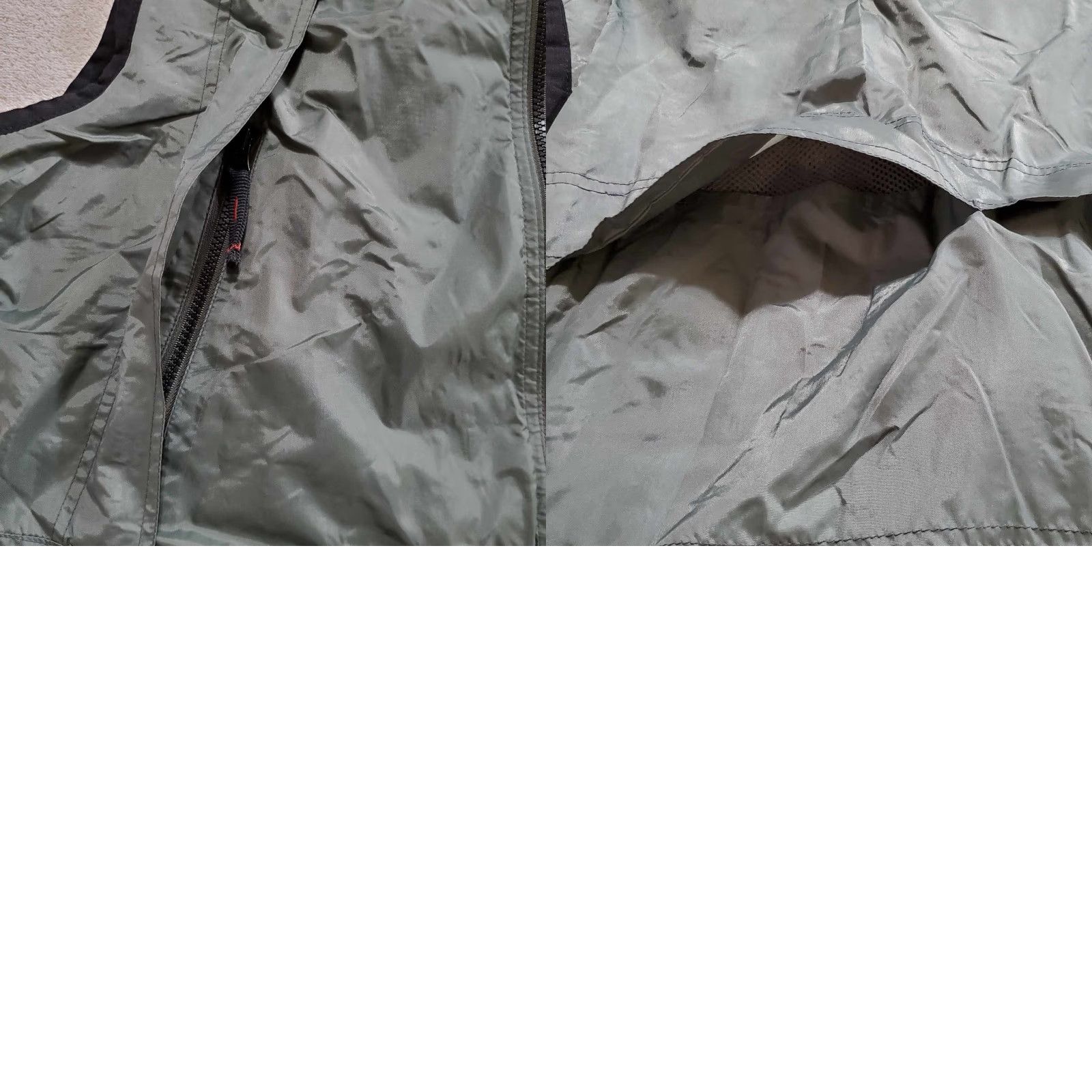 Gap VINTAGE is not applicable; Gap Mens Vest Activewear Green Full Zip M Oversized Nylon Outdoor Nature Fall Winter Spring Nature Size US M / EU 48-50 / 2 - 8 Thumbnail