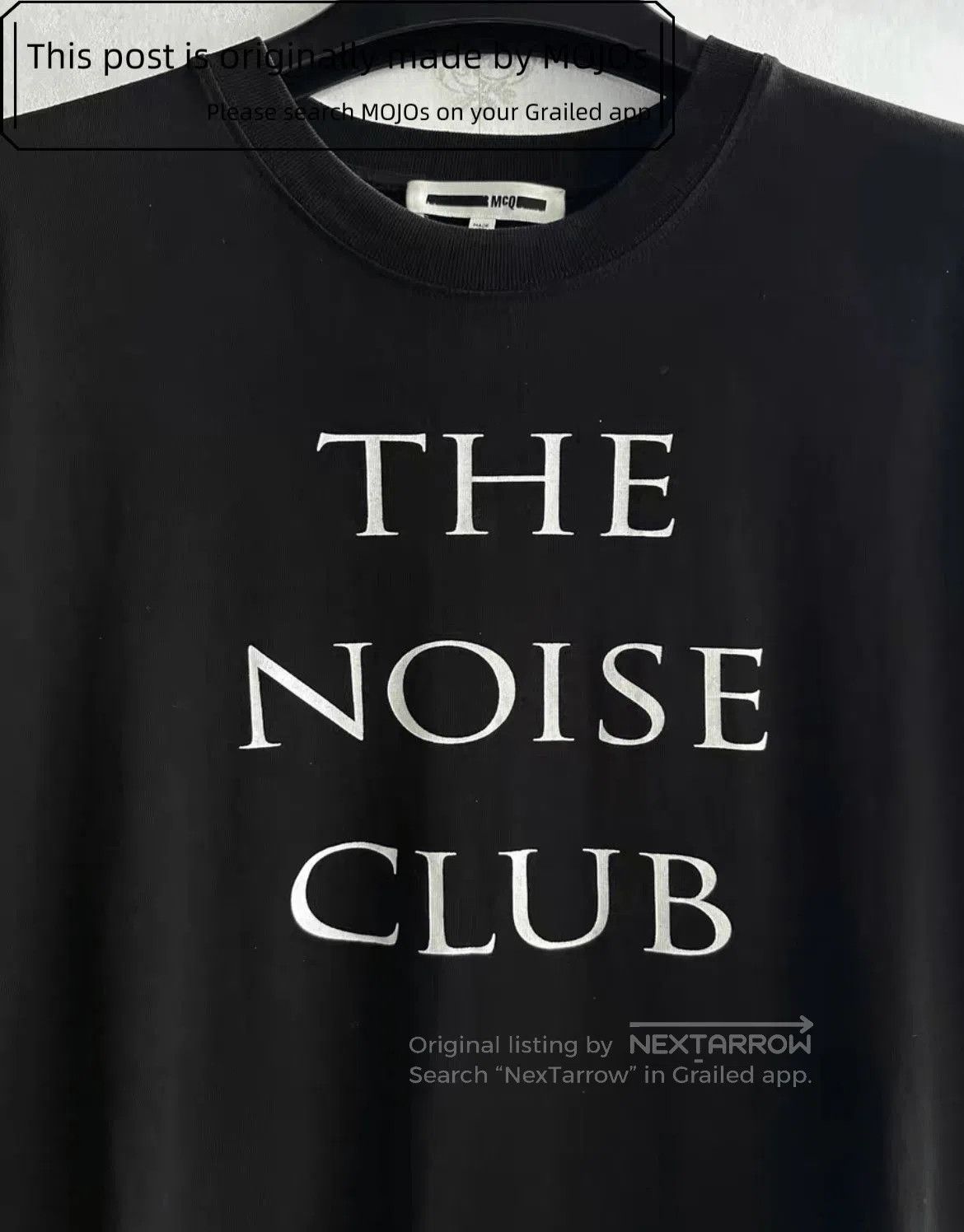 Alexander McQueen Alexander Mcqueen The Noise Club Print Tee. Size US L / EU 52-54 / 3 - 4 Thumbnail