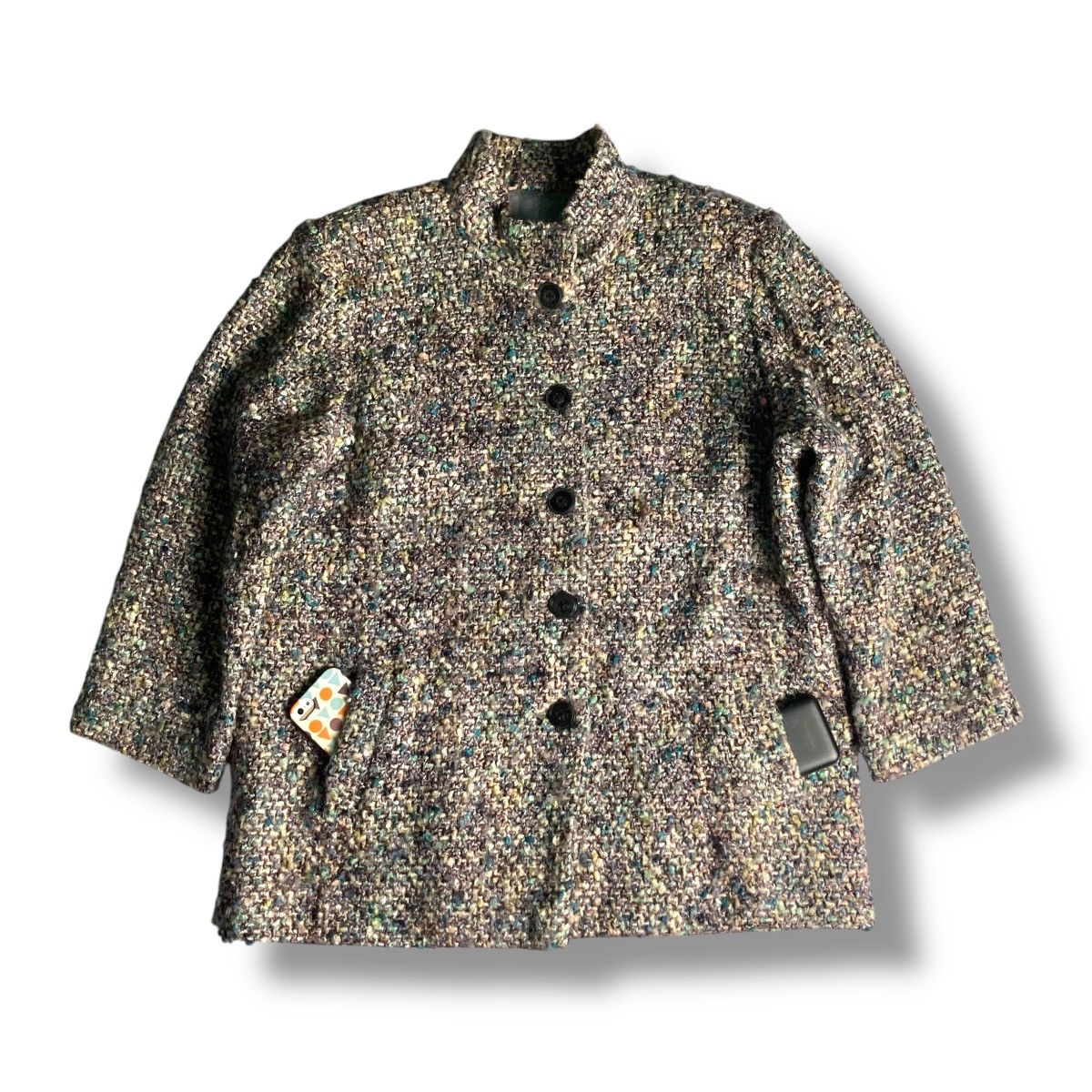 Hysteric Glamour 🇯🇵 HYSTERIC GLAMOUR MULTICOLOR KNITTED JACKET Size L / US 10 / IT 46 - 1 Thumbnail