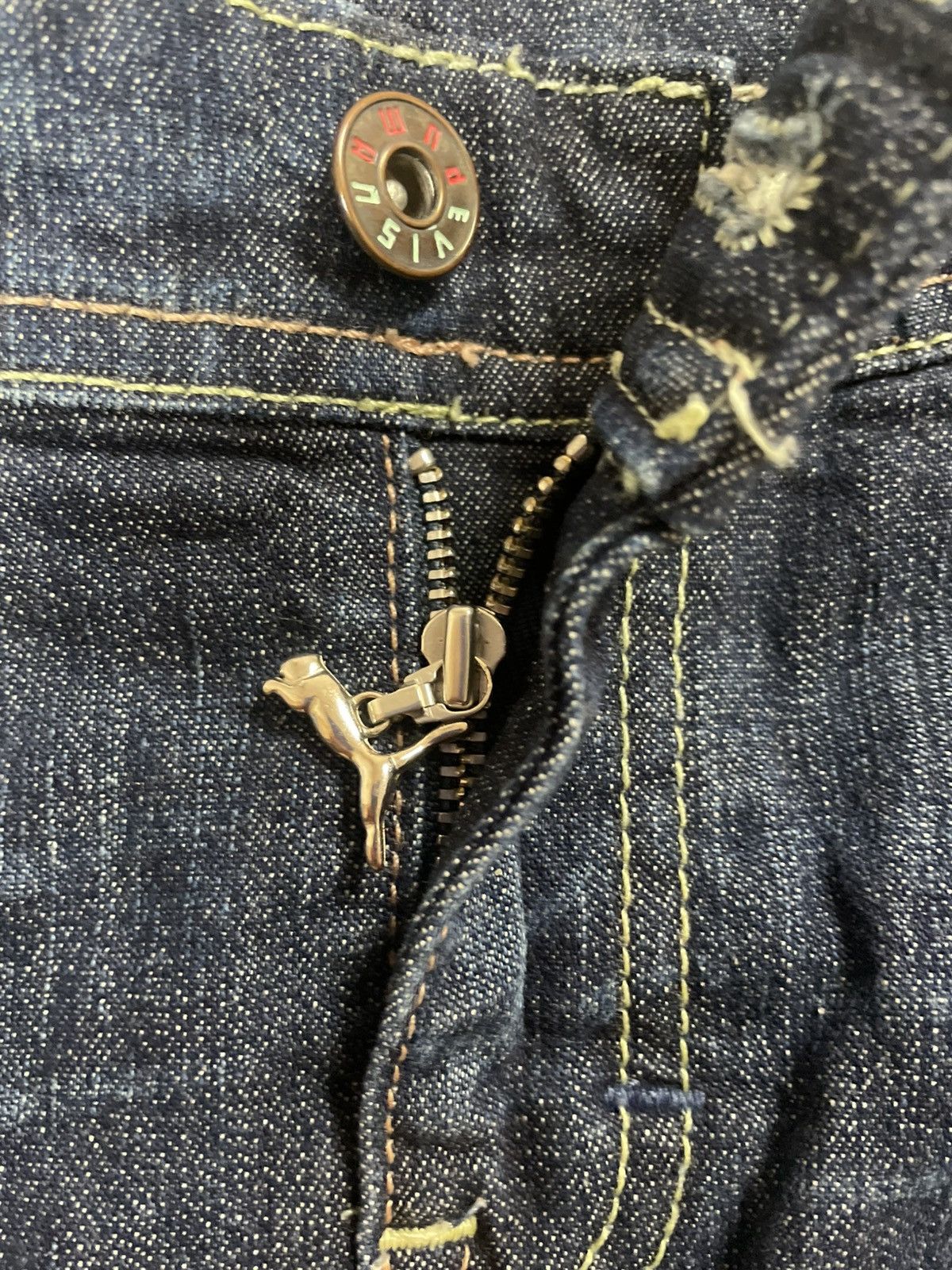 Evisu Evisu x Puma vintage navy skirt black seagulls Y2K Size 29" - 4 Thumbnail