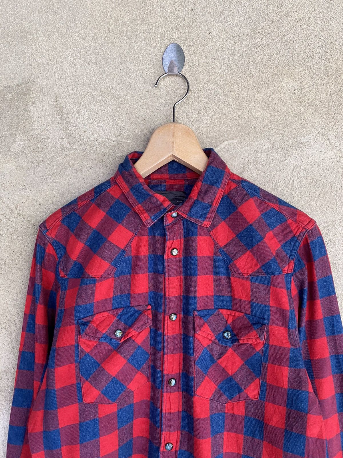 Zara Zara Man Plaid Tartan Flannel Shirt Button Up Size US S / EU 44-46 / 1 - 3 Thumbnail