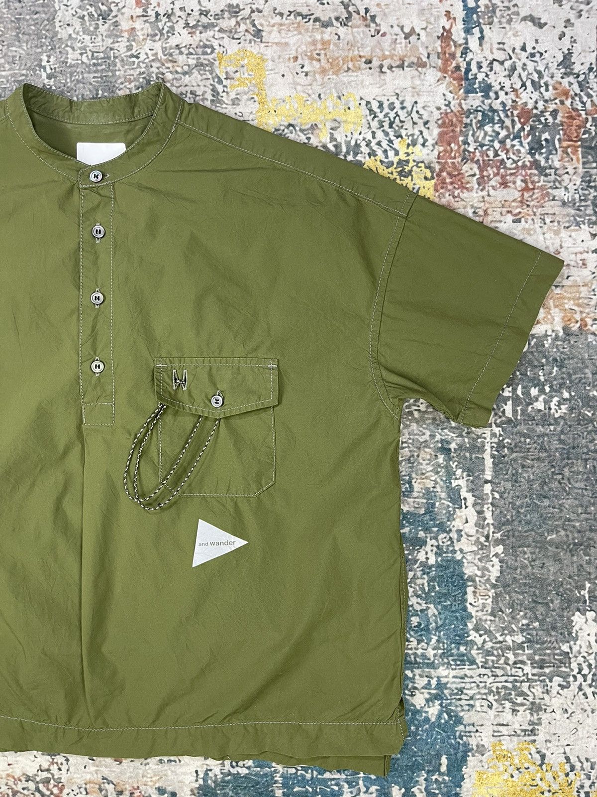 And Wander And Wander CORDURA Fabric Half Button Shirt Size ONE SIZE - 3 Thumbnail