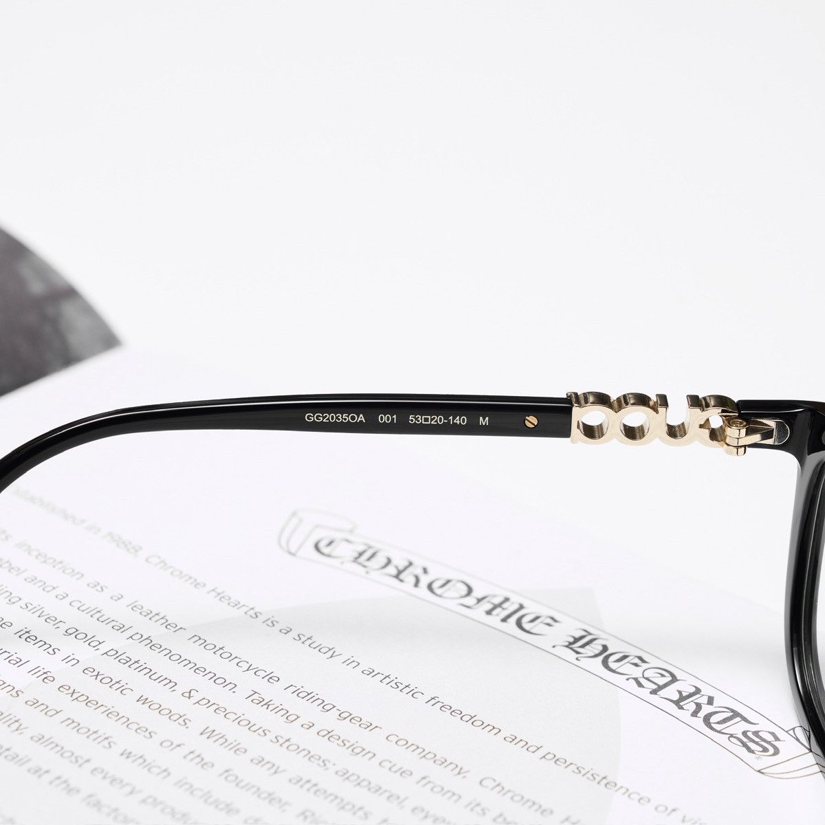 Gucci GUCCI GG2035OA 001 GLASSES Size ONE SIZE - 5 Thumbnail