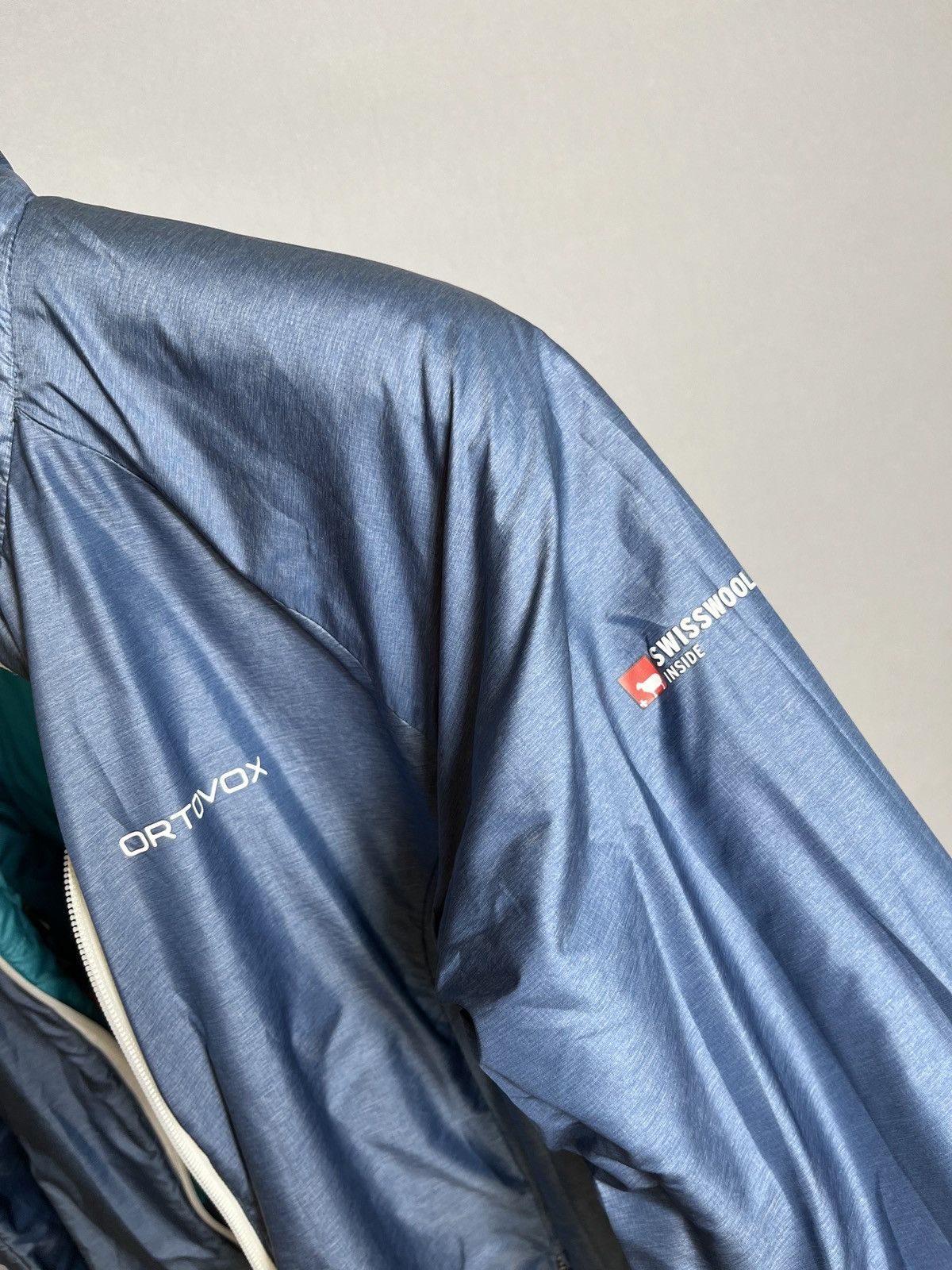 ORTOVOX × Sports Specialties Ortovox SwissWool Reversible Jacket Womens Blue Pink Size M / US 6-8 / IT 42-44 - 12 Thumbnail