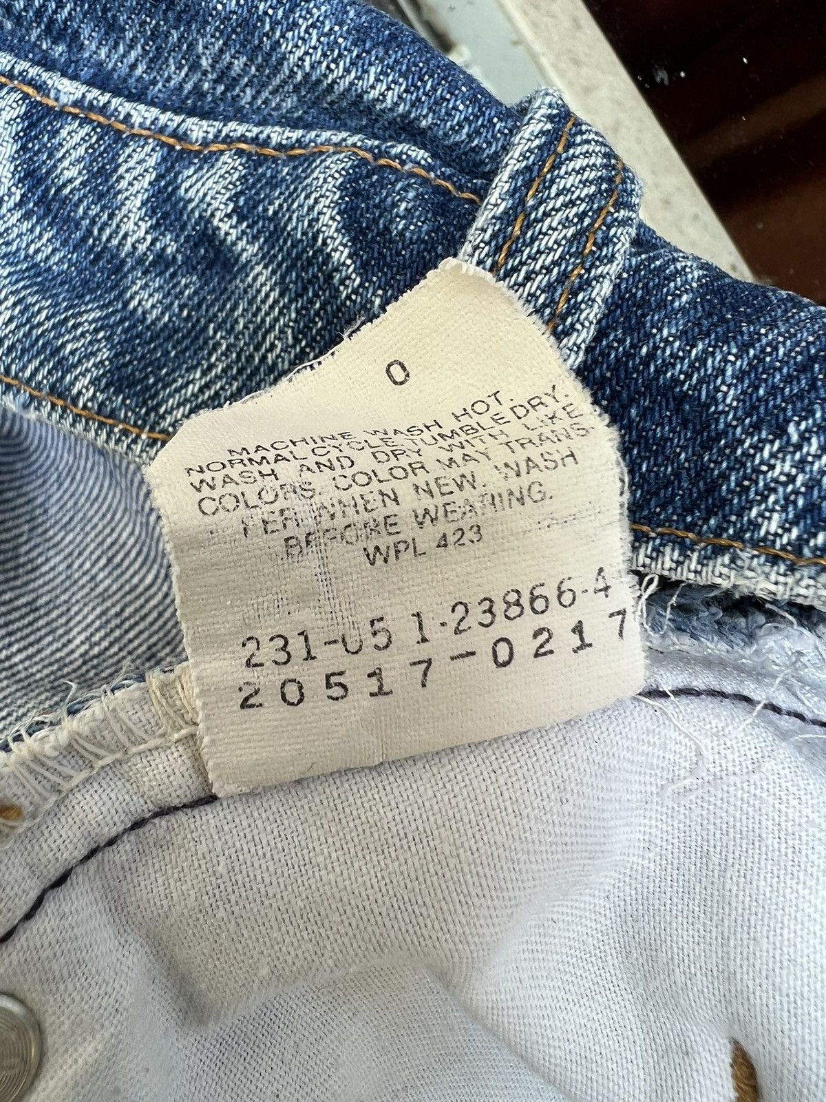 Levi's × Vintage Vintage Early 90s Levi’s 517 Orange Tab Denim Flare Jeans Size US 31 - 23 Thumbnail