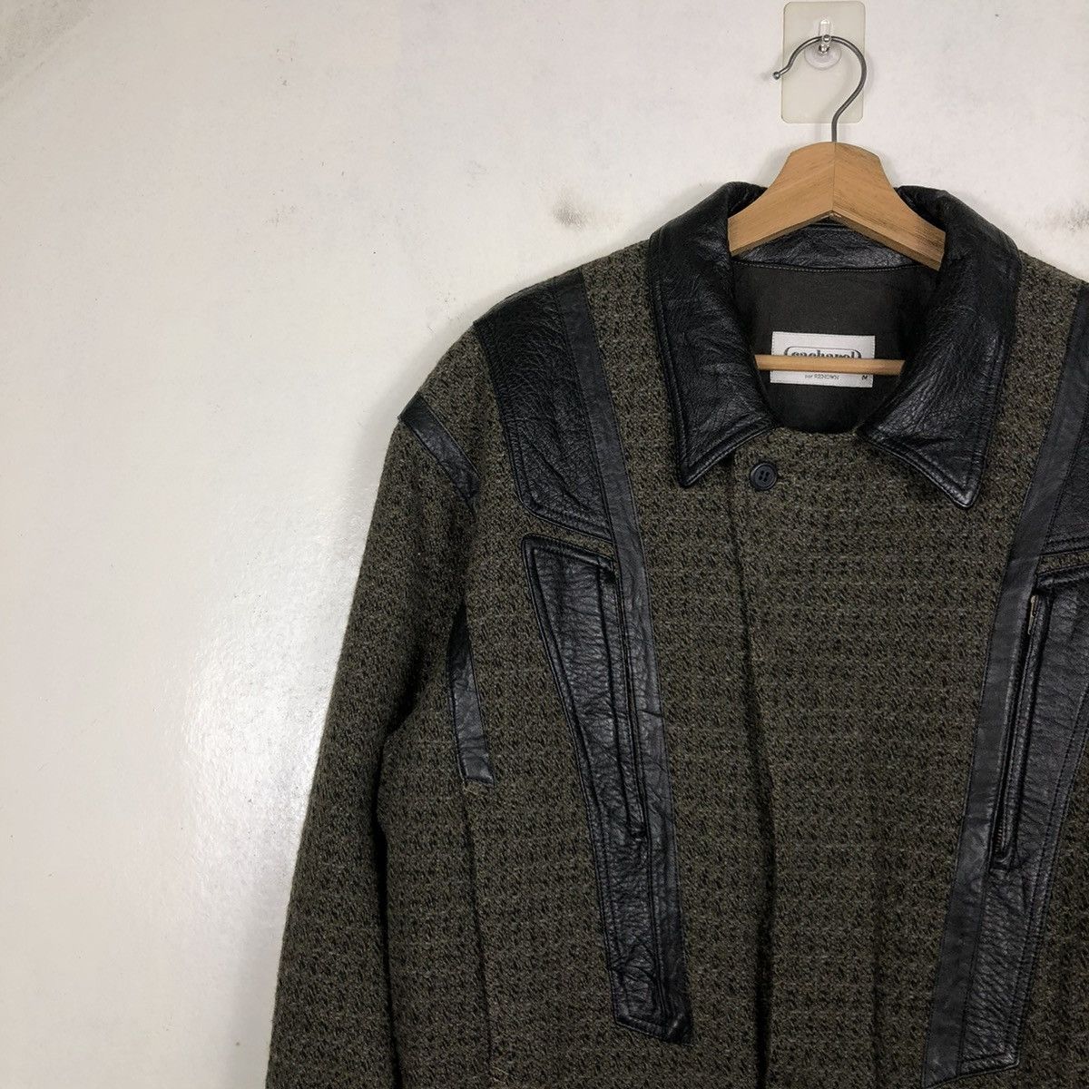 Japanese Brand 📌VINTAGE CROPPED BIKER BOMBER JACKET CACHAREL ISSEY MIYAKE Size US M / EU 48-50 / 2 - 8 Thumbnail